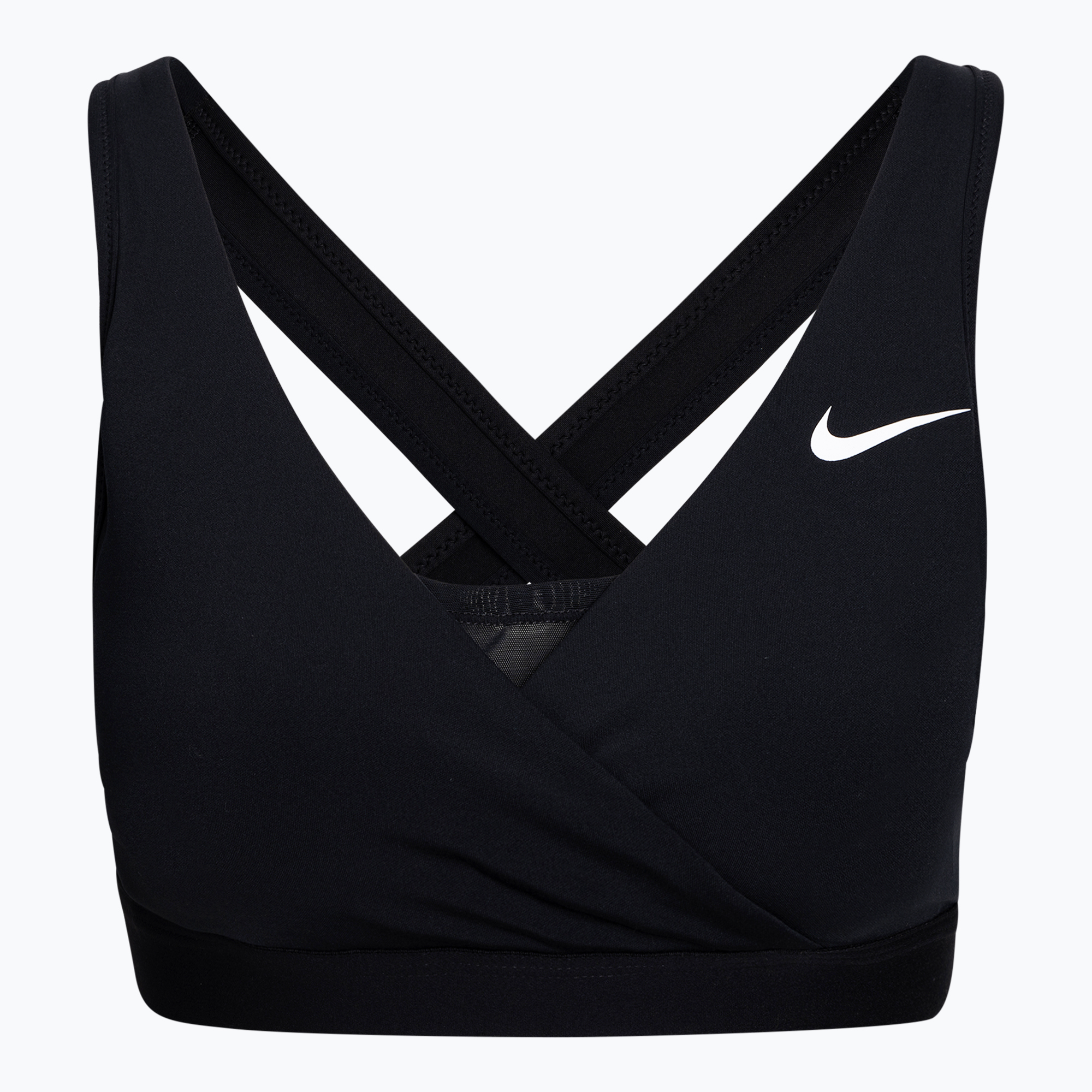 Biustonosz treningowy do karmienia Nike Swoosh Bra black/white 