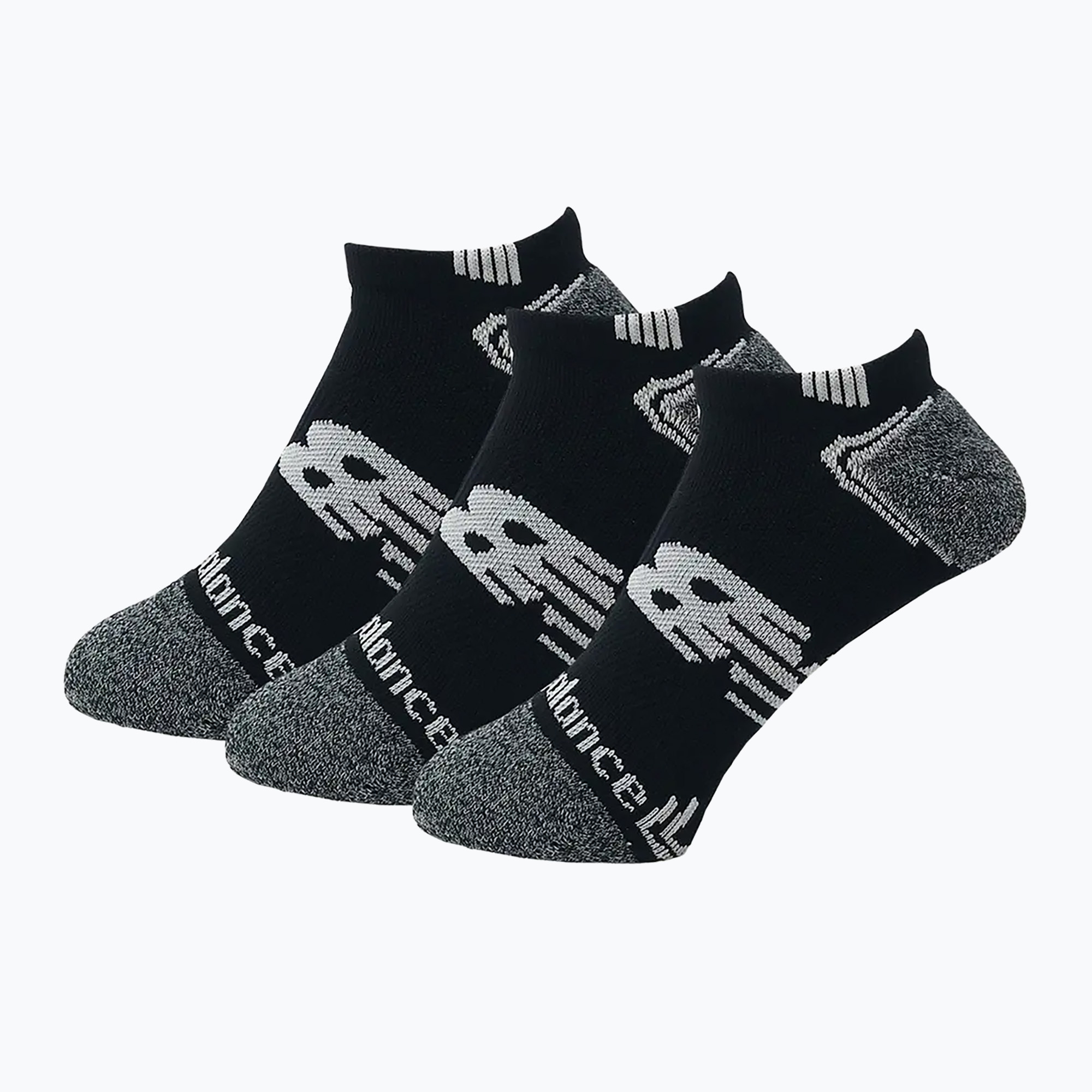 Ponožky New Balance No Show Run 3 pray black/white (No Show Run LAS44223BKW)