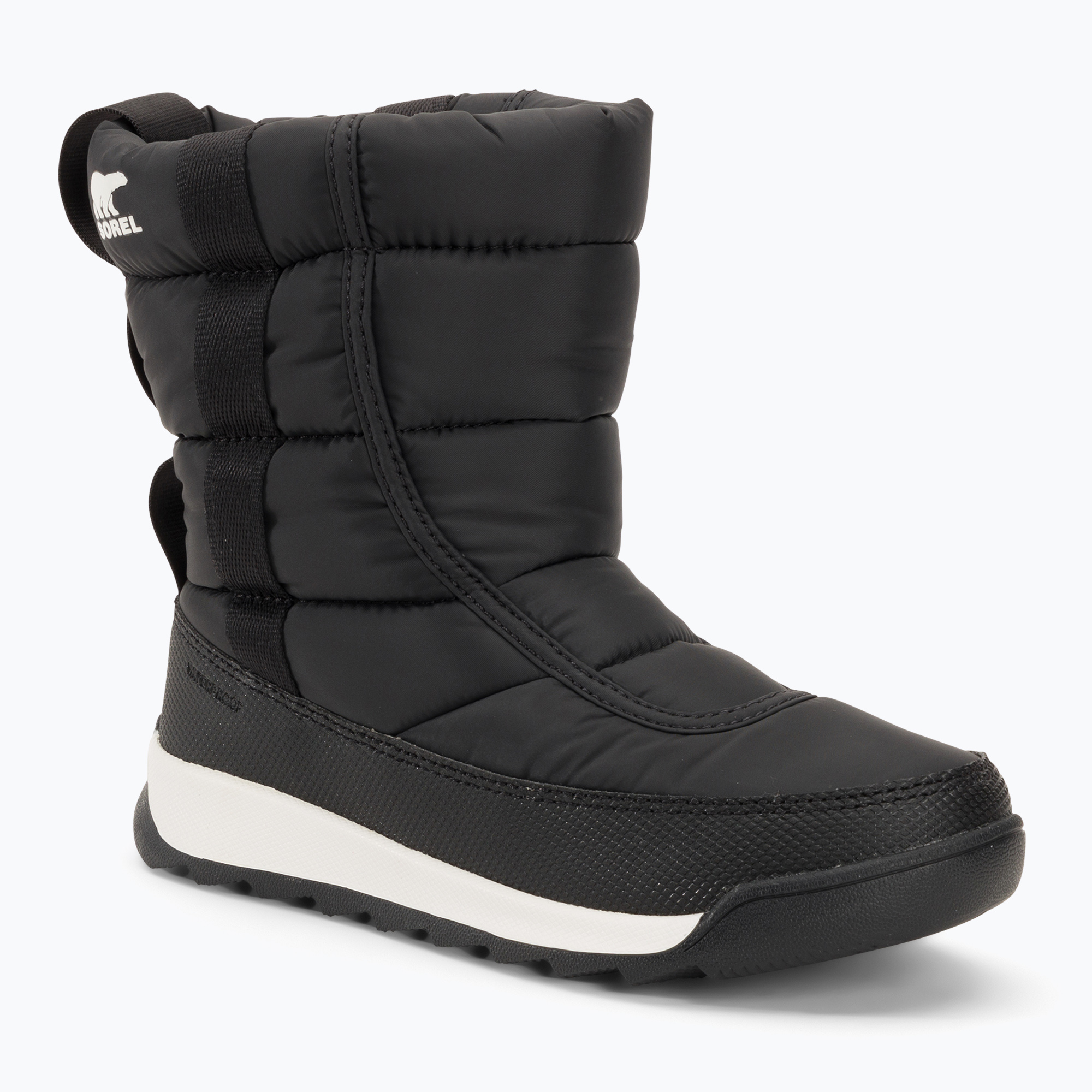 Śniegowce juniorskie Sorel Outh Whitney II Puffy Mid black 