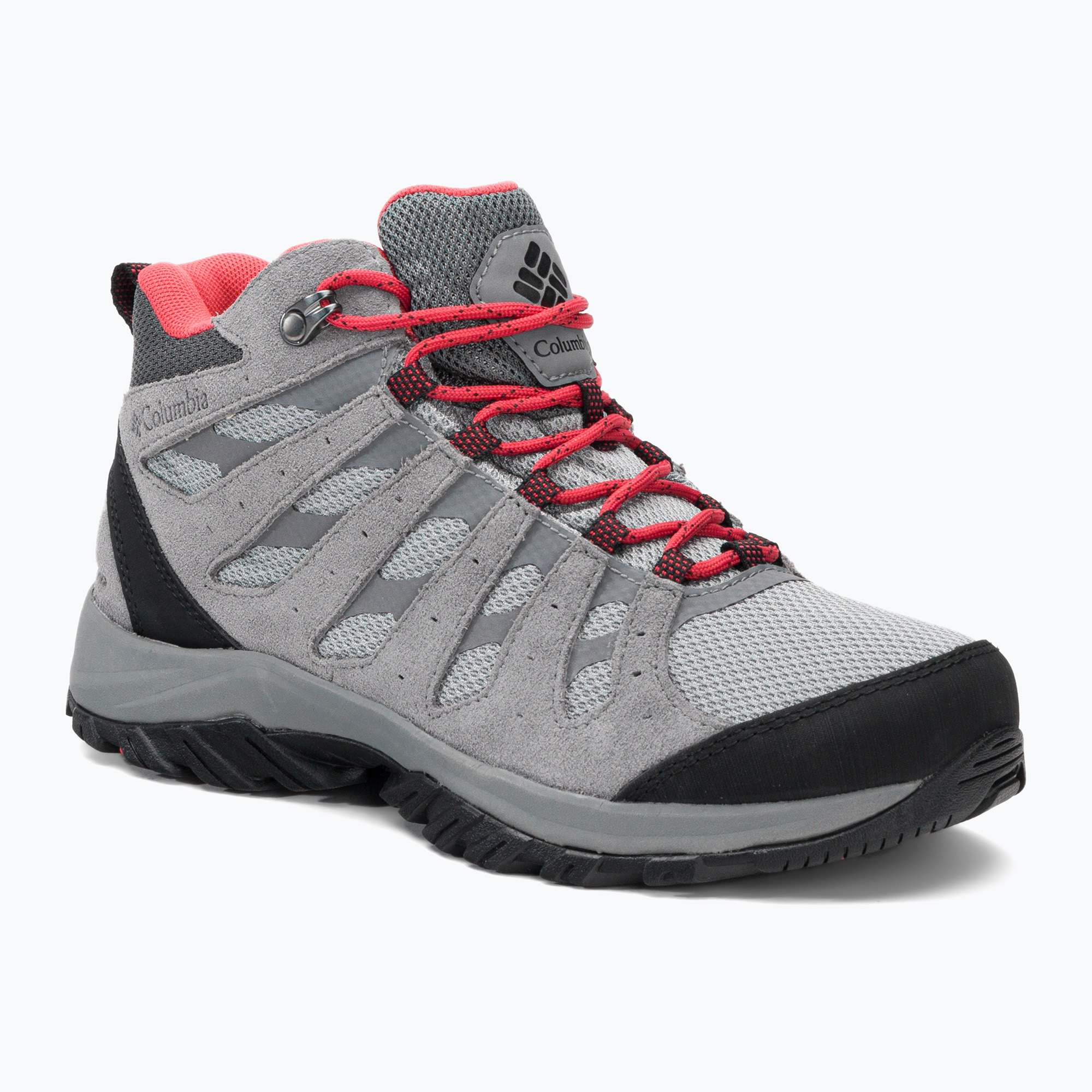 Buty trekkingowe damskie Columbia Redmond III Mid Wp steam/red coral 
