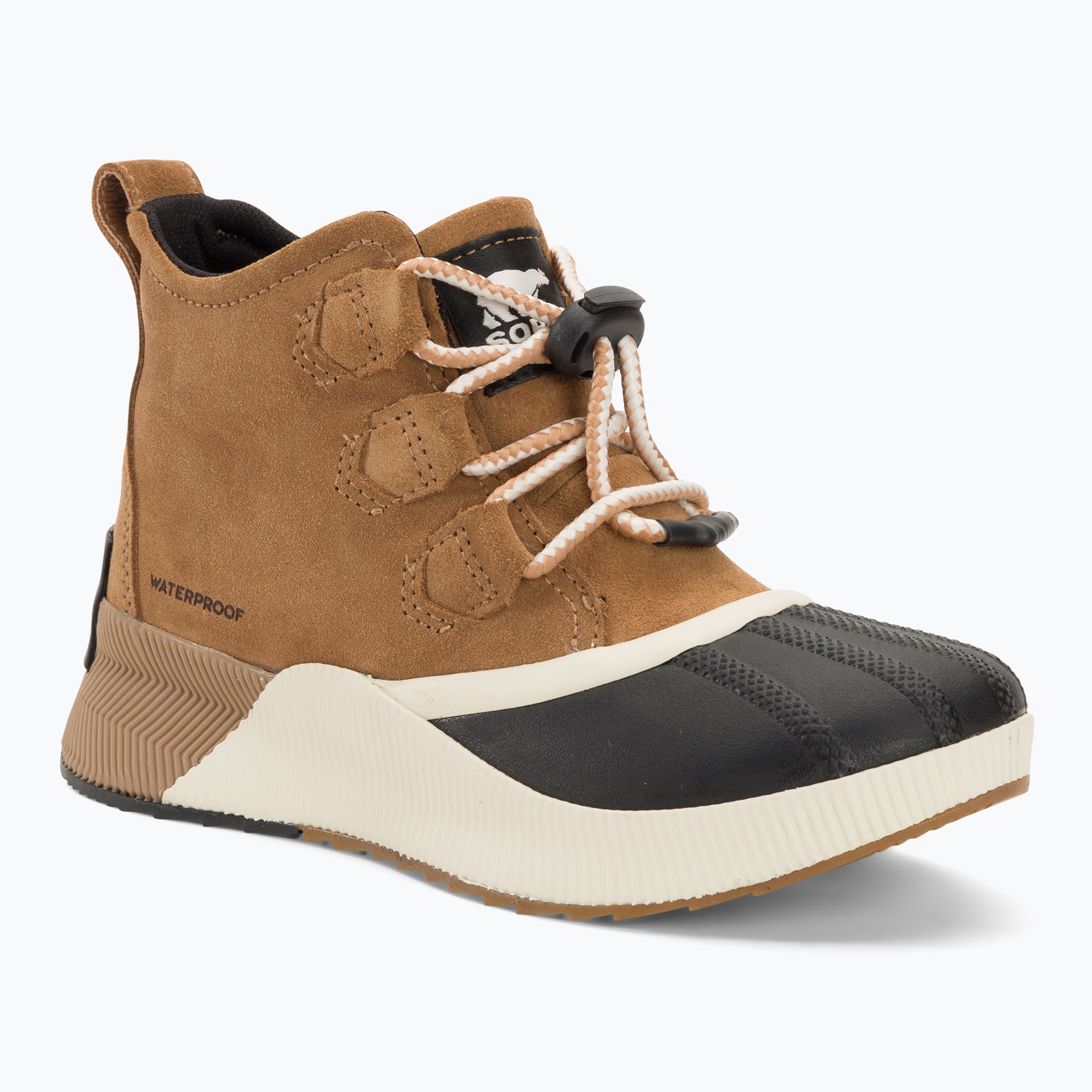 Sorel Ona Classic Suede camel brown/sea salt junior snow boots (Ona Classic Suede 1956981224)