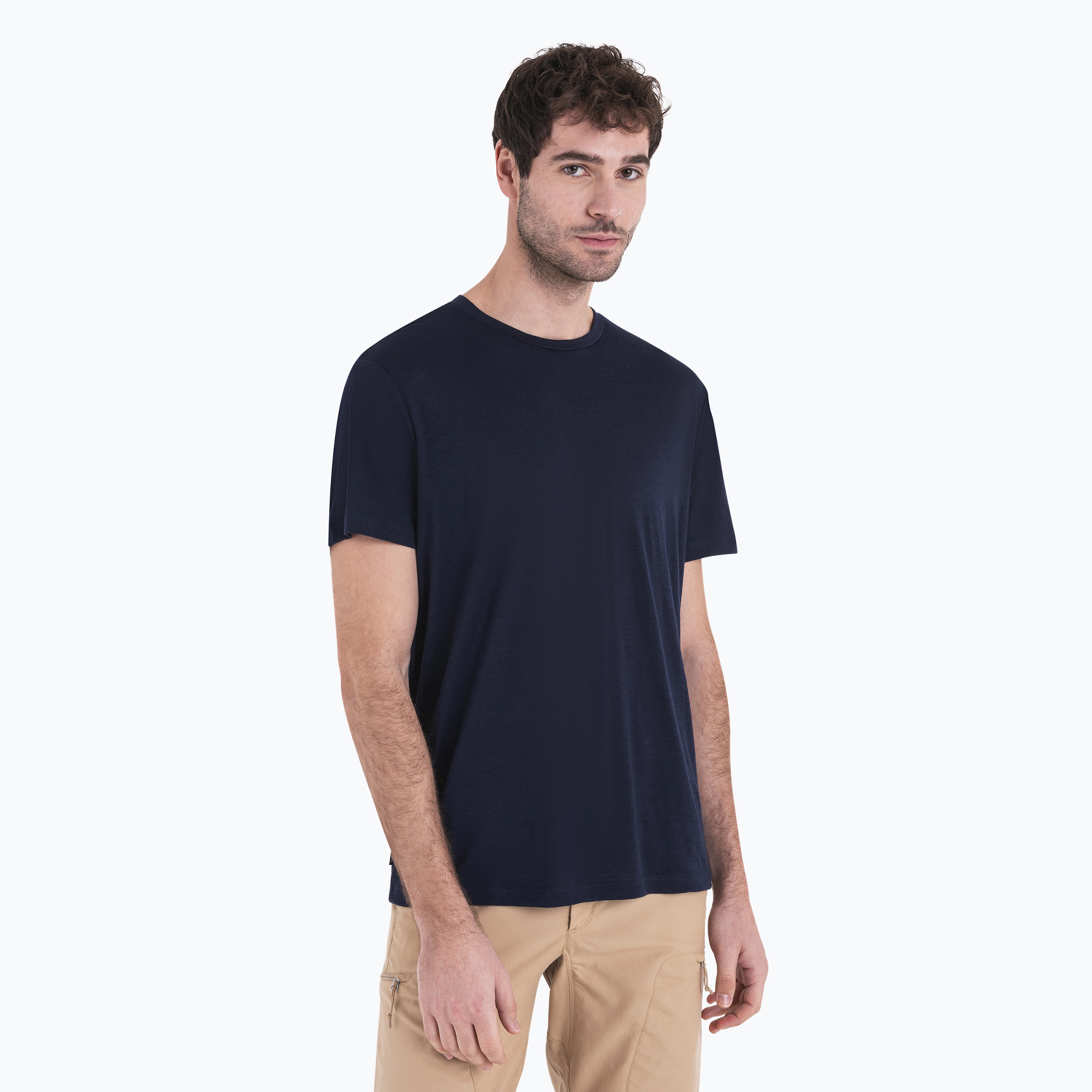 Pánske trekingové tričko Icebreaker Merino 150 Tech Lite III midnight navy (Merino 150 Tech Lite III IB0A56WL4011)