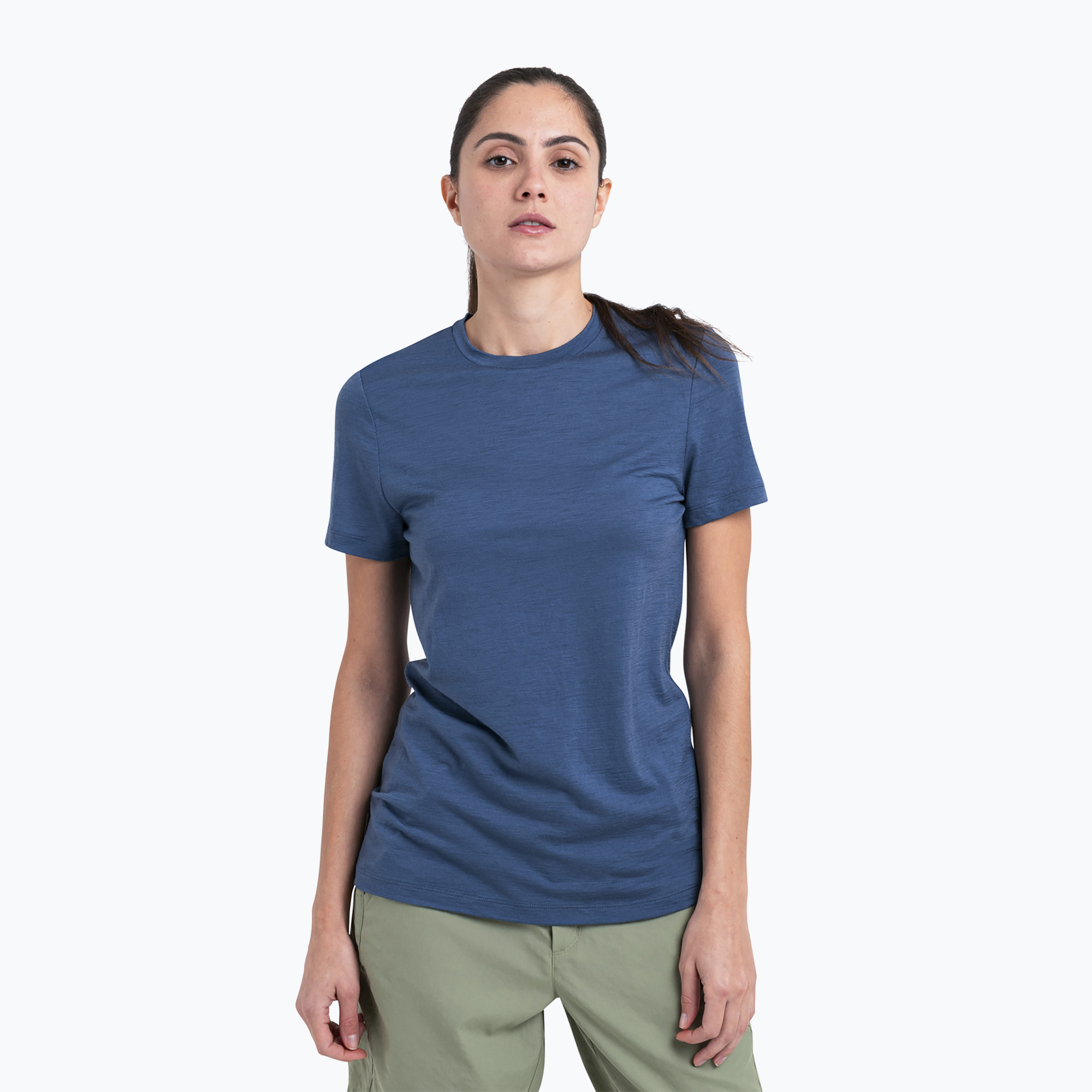 Koszulka trekkingowa damska icebreaker Merino 150 Tech Lite III dawn 