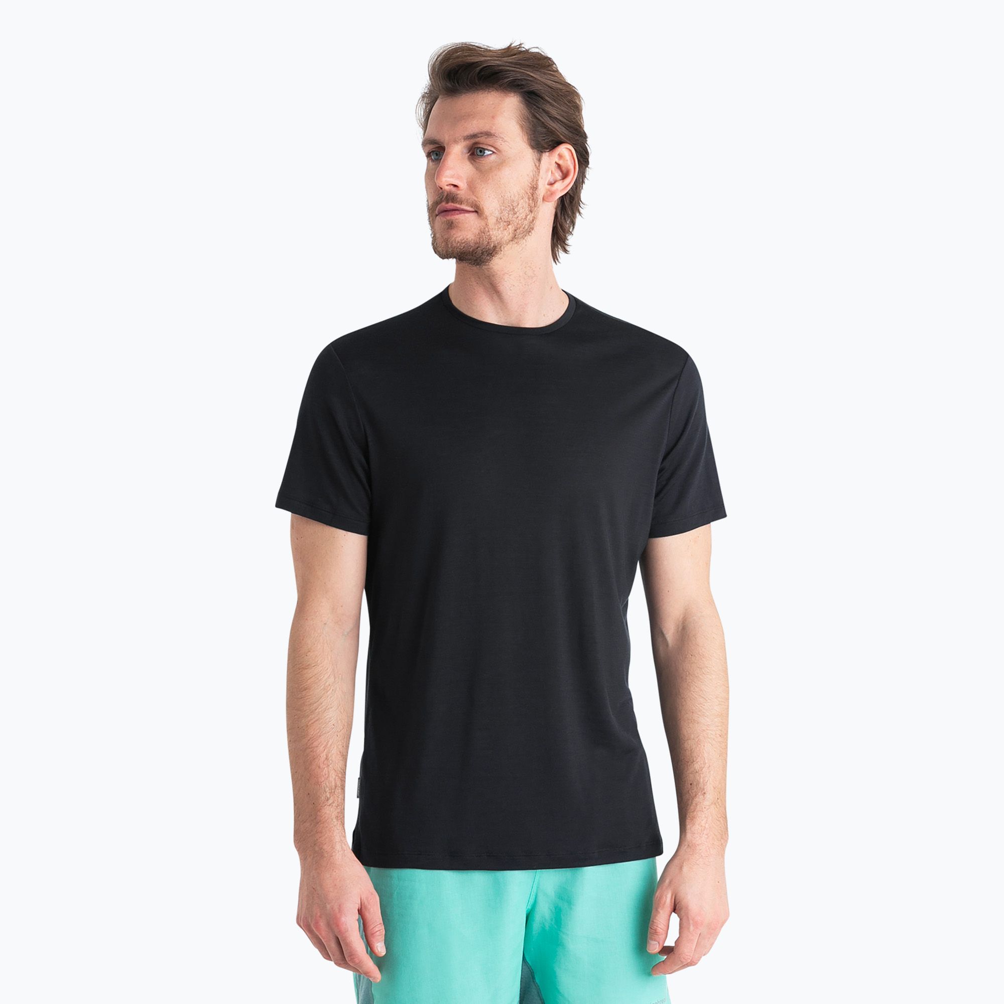 Koszulka trekkingowa męska icebreaker Merino 125 Cool-Lite Sphere III SS Tee black 