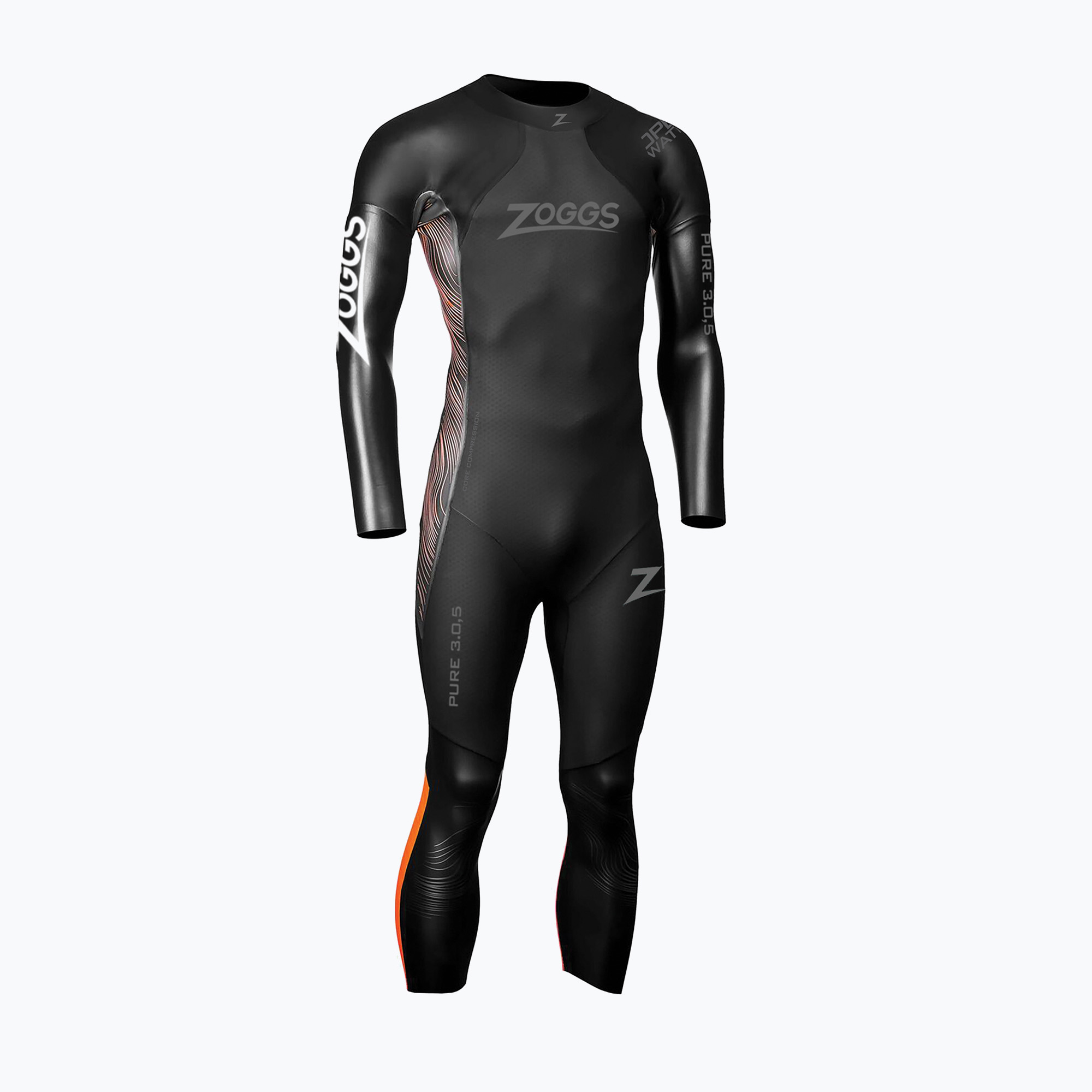 Pianka do pływania męska Zoggs Ow Pure Fs 3,5 mm 3/4 black 