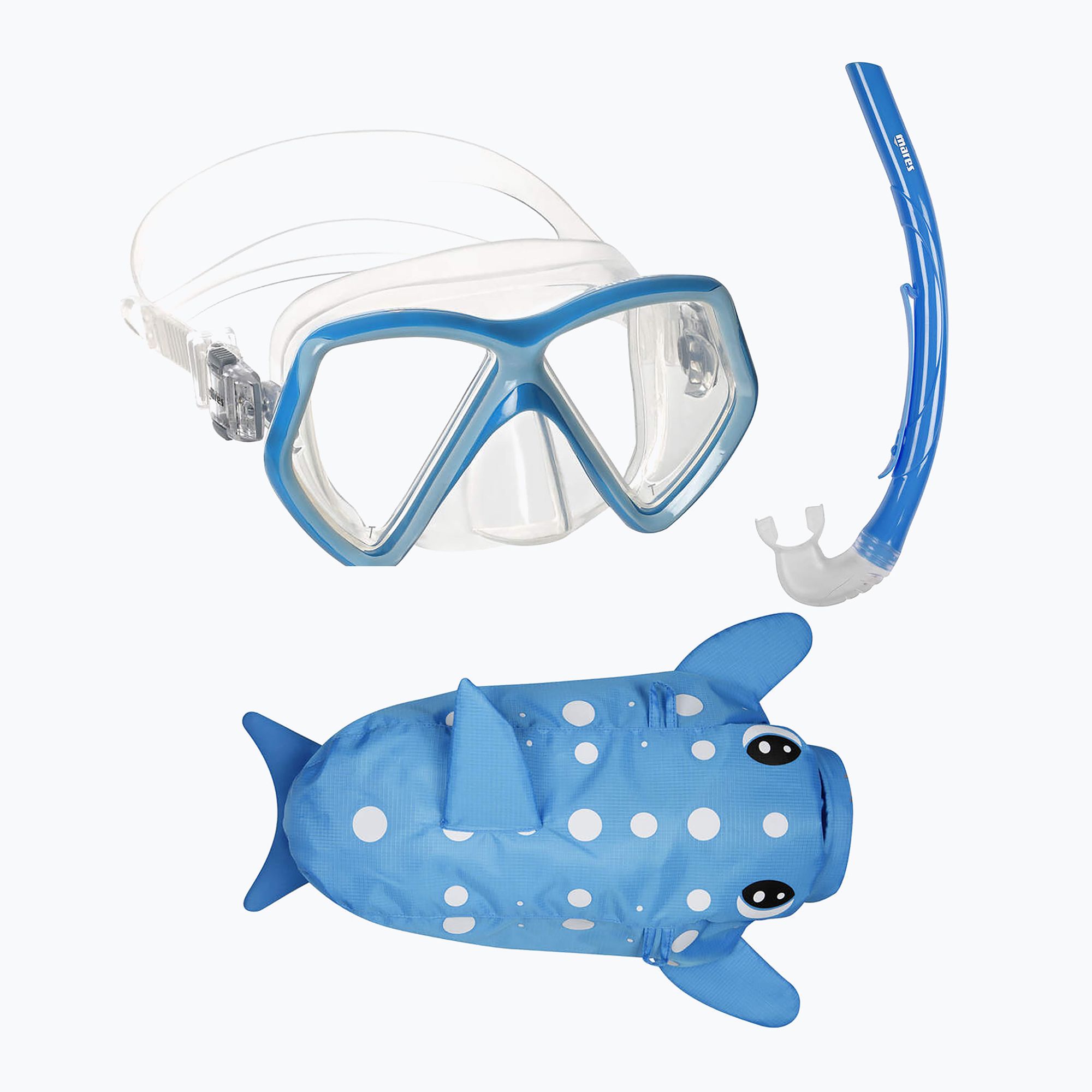 Zestaw do snorkelingu dziecięcy Mares Combo Zoo blue 