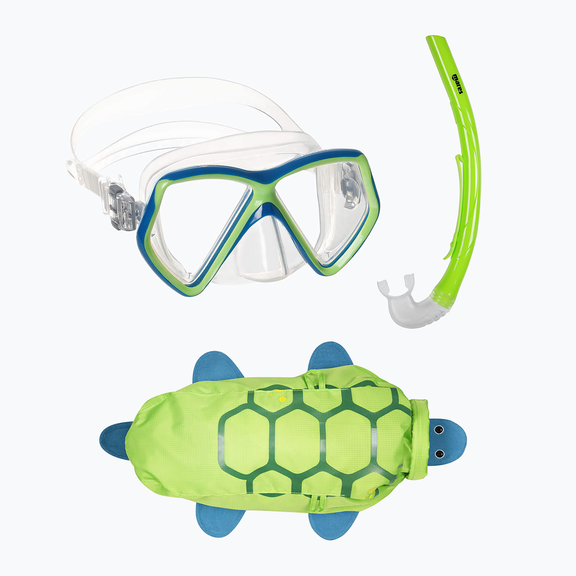 Zestaw do snorkelingu dziecięcy Mares Combo Zoo green 