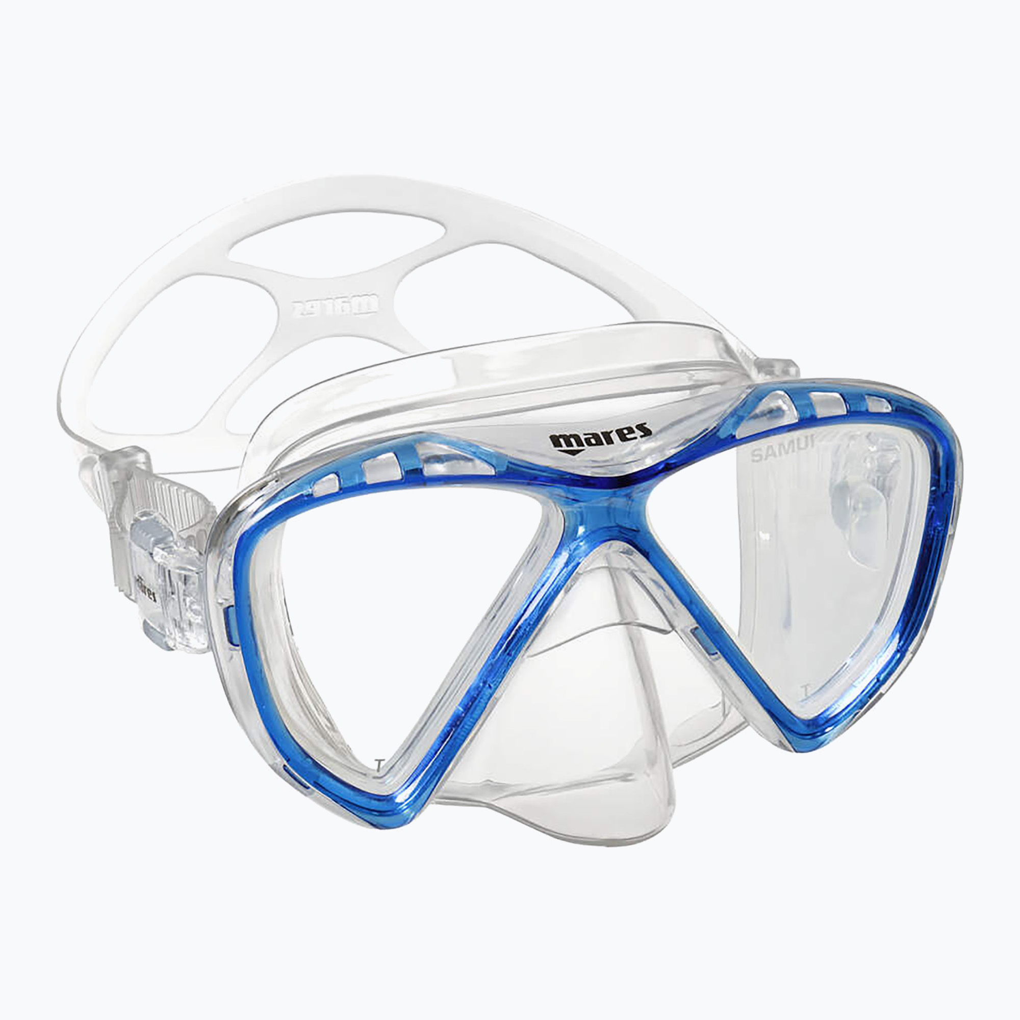 Maska na šnorchlovanie Mares Samui Mid blue reflex/clear