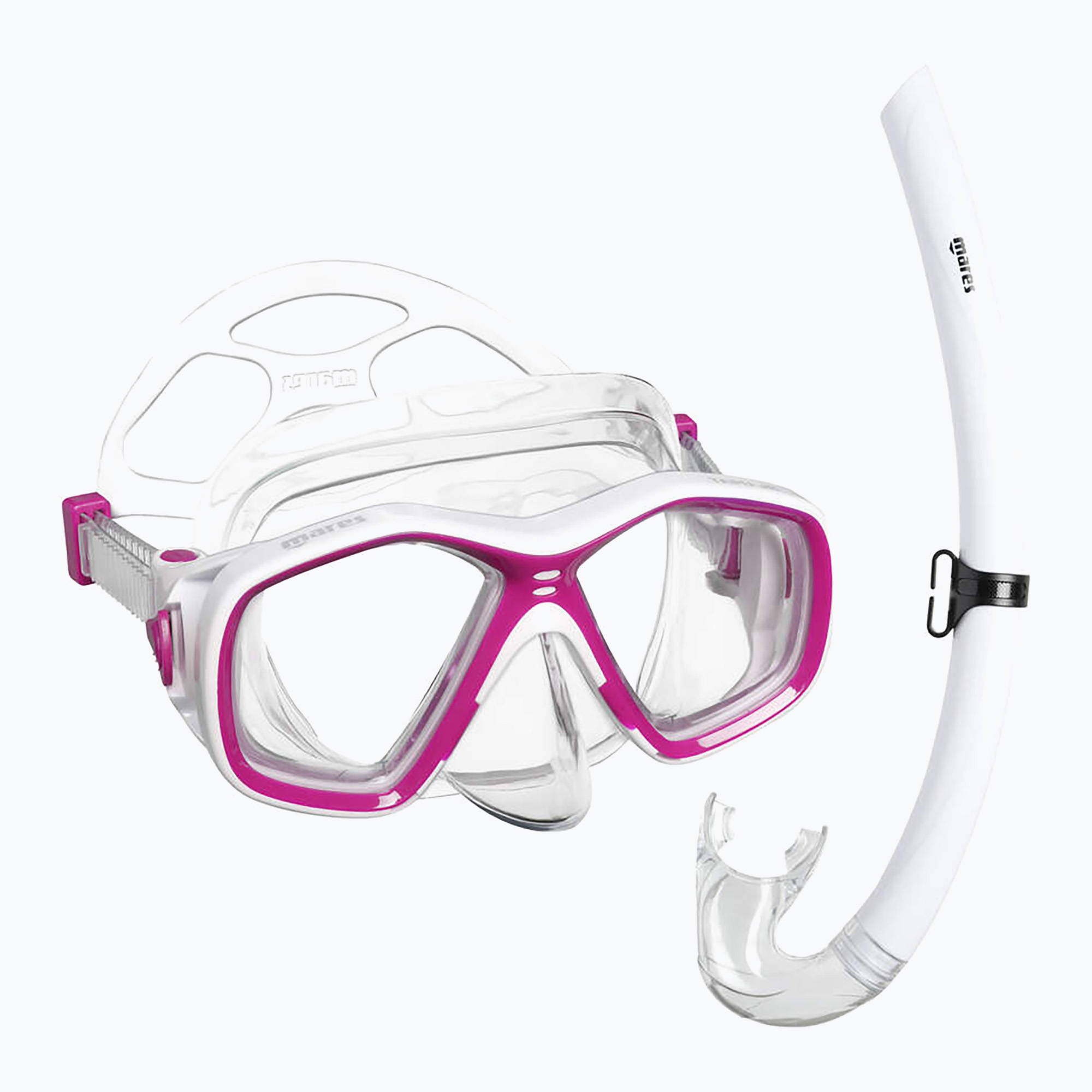 Detská sada na šnorchlovanie Mares Tapu Jr pink/white/clear