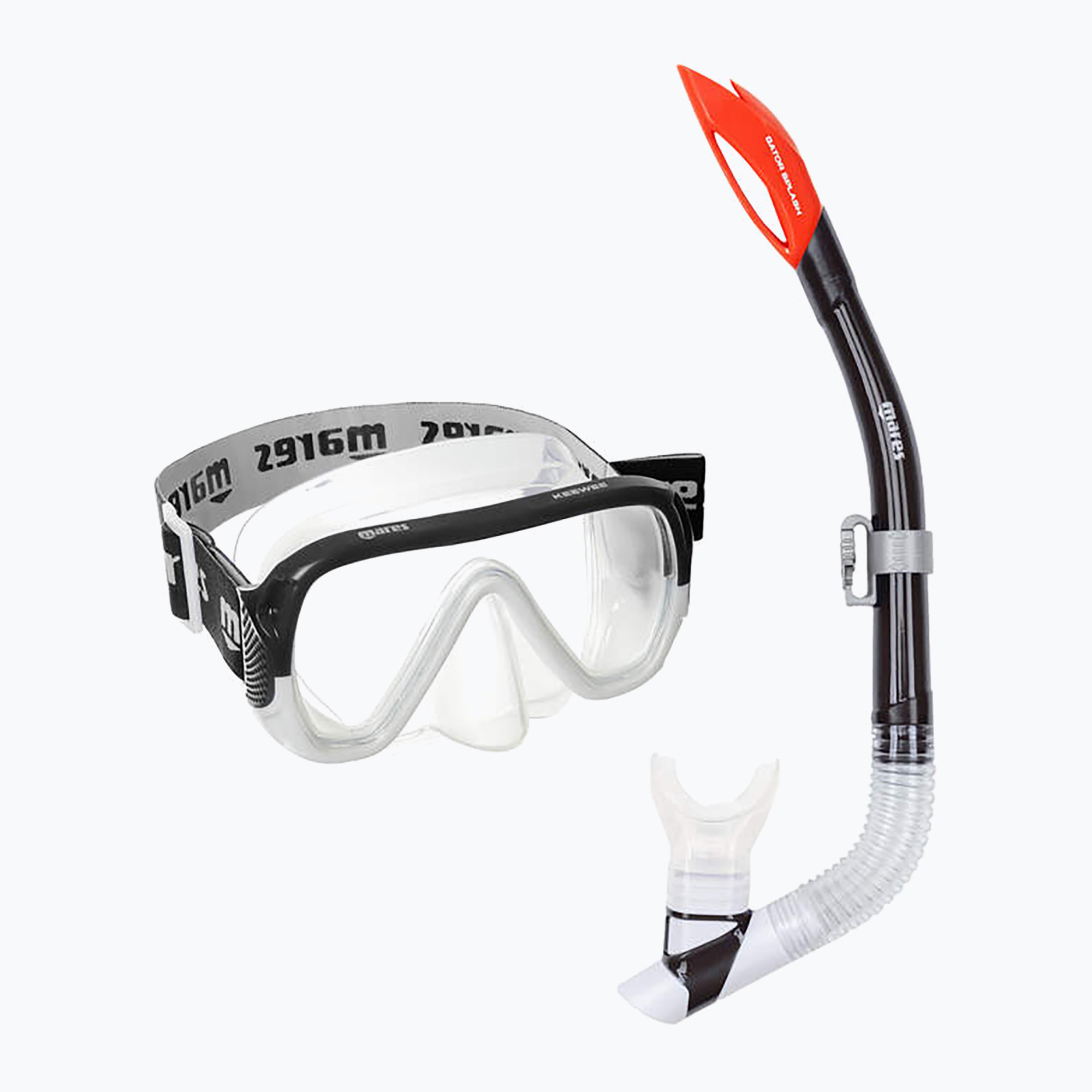 Комплект за шнорхелинг Mares Keewee Splash black/white/clear