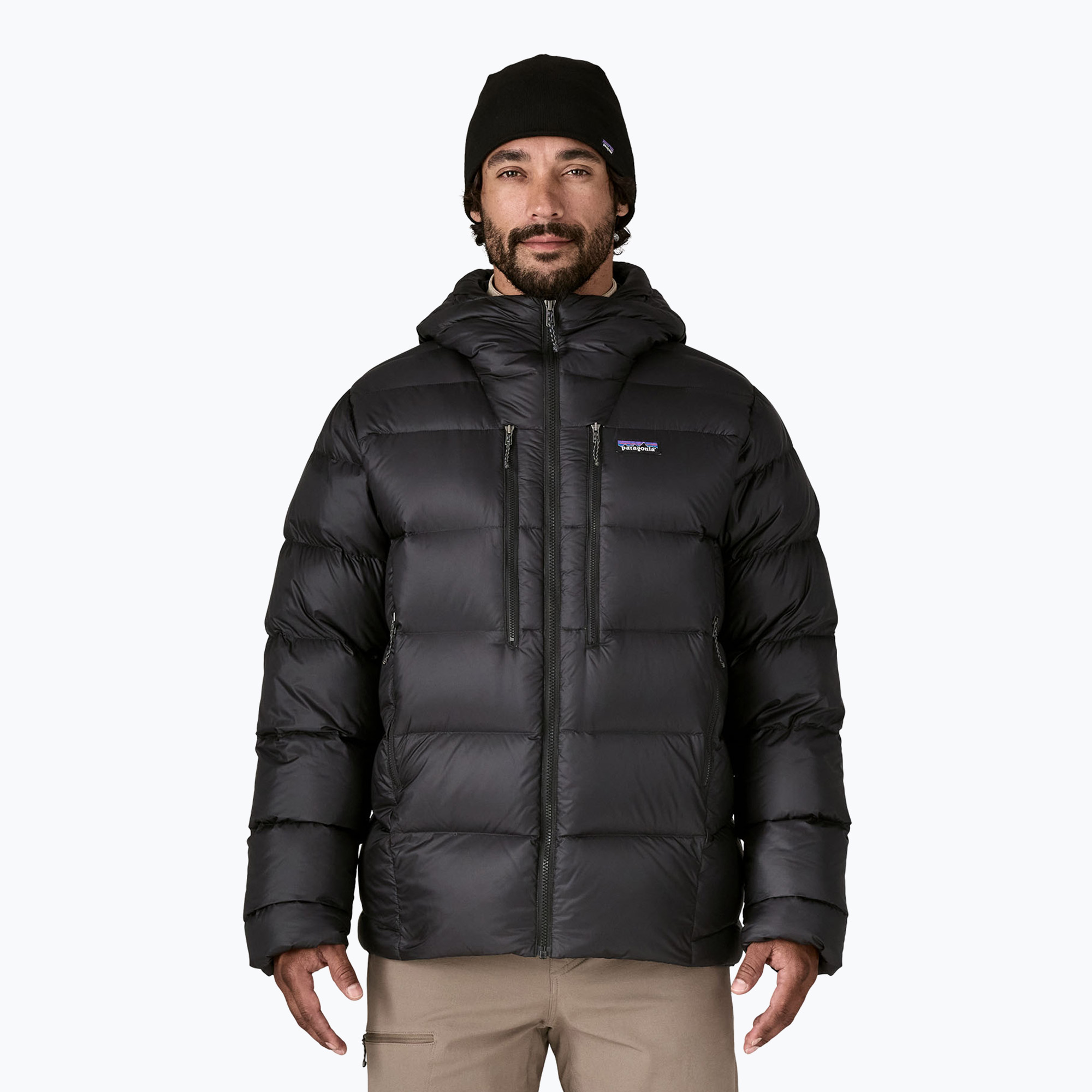 Kurtka puchowa męska Patagonia Fitz Roy Down Hoody black 