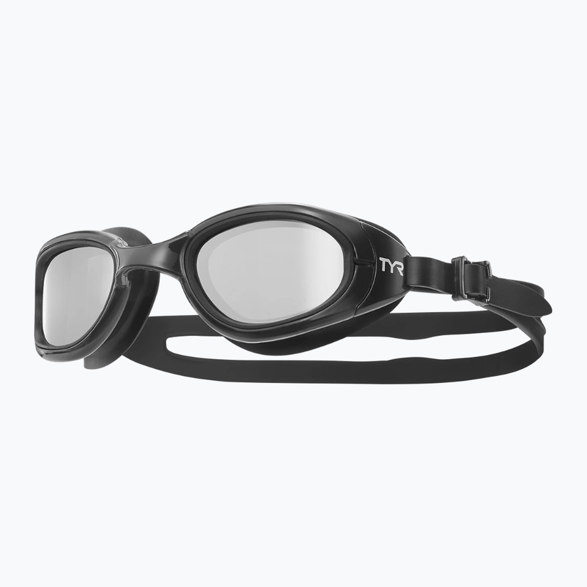 Okulary do pływania TYR Special Ops 2.0 Mirrored silver/ black/ black