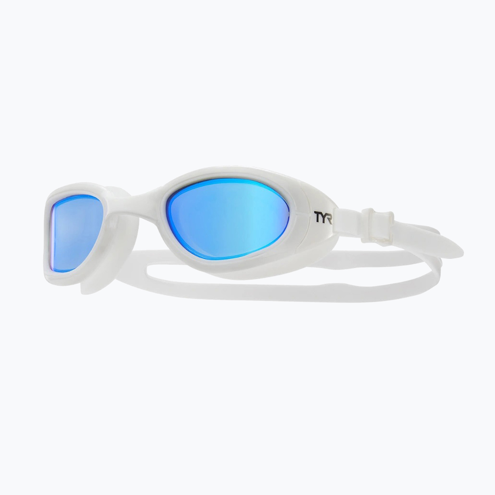 Okulary do pływania TYR Special Ops 2.0 Mirrored blue/ white/ white 