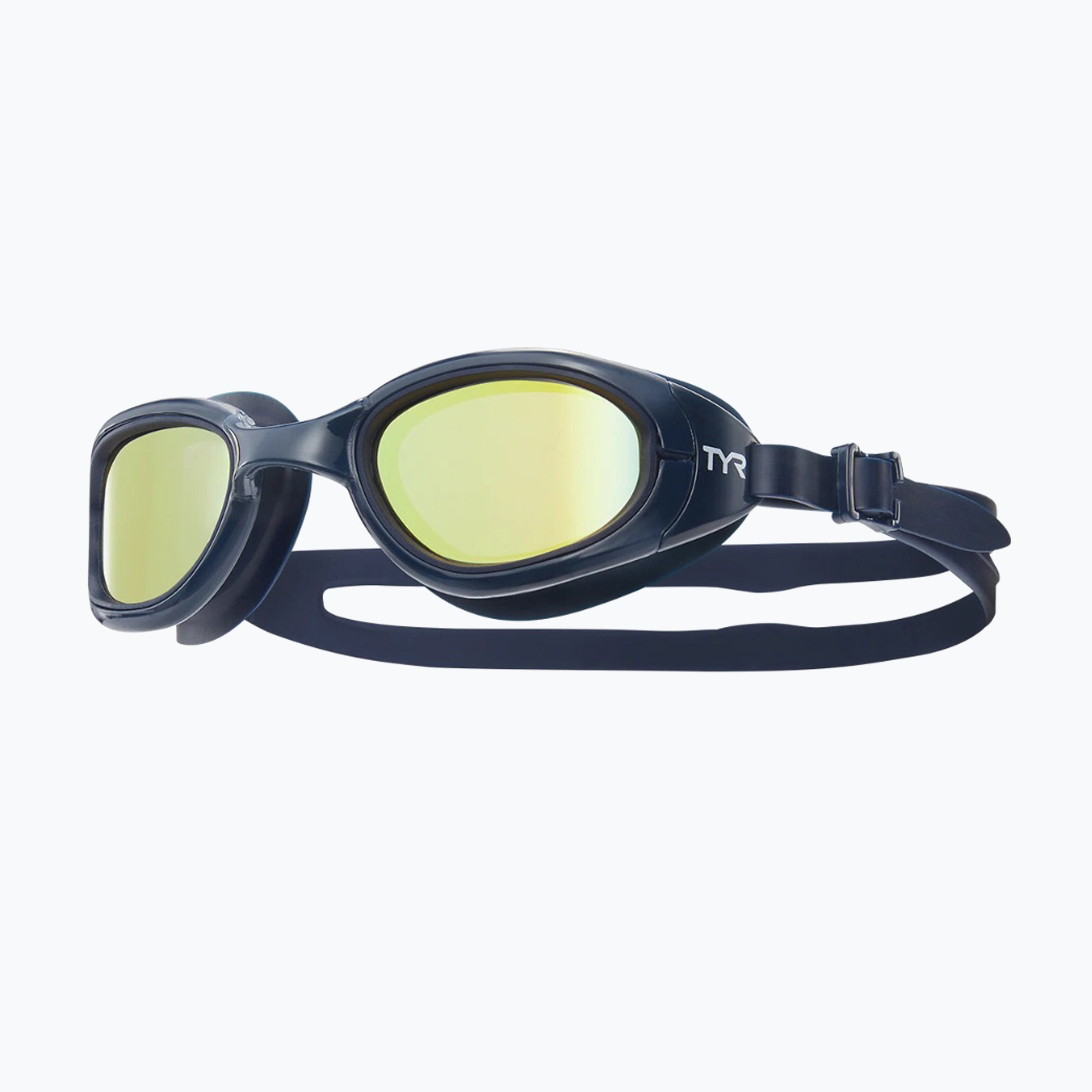 Okulary do pływania TYR Special Ops 2.0 Mirrored gold/ navy/ navy 