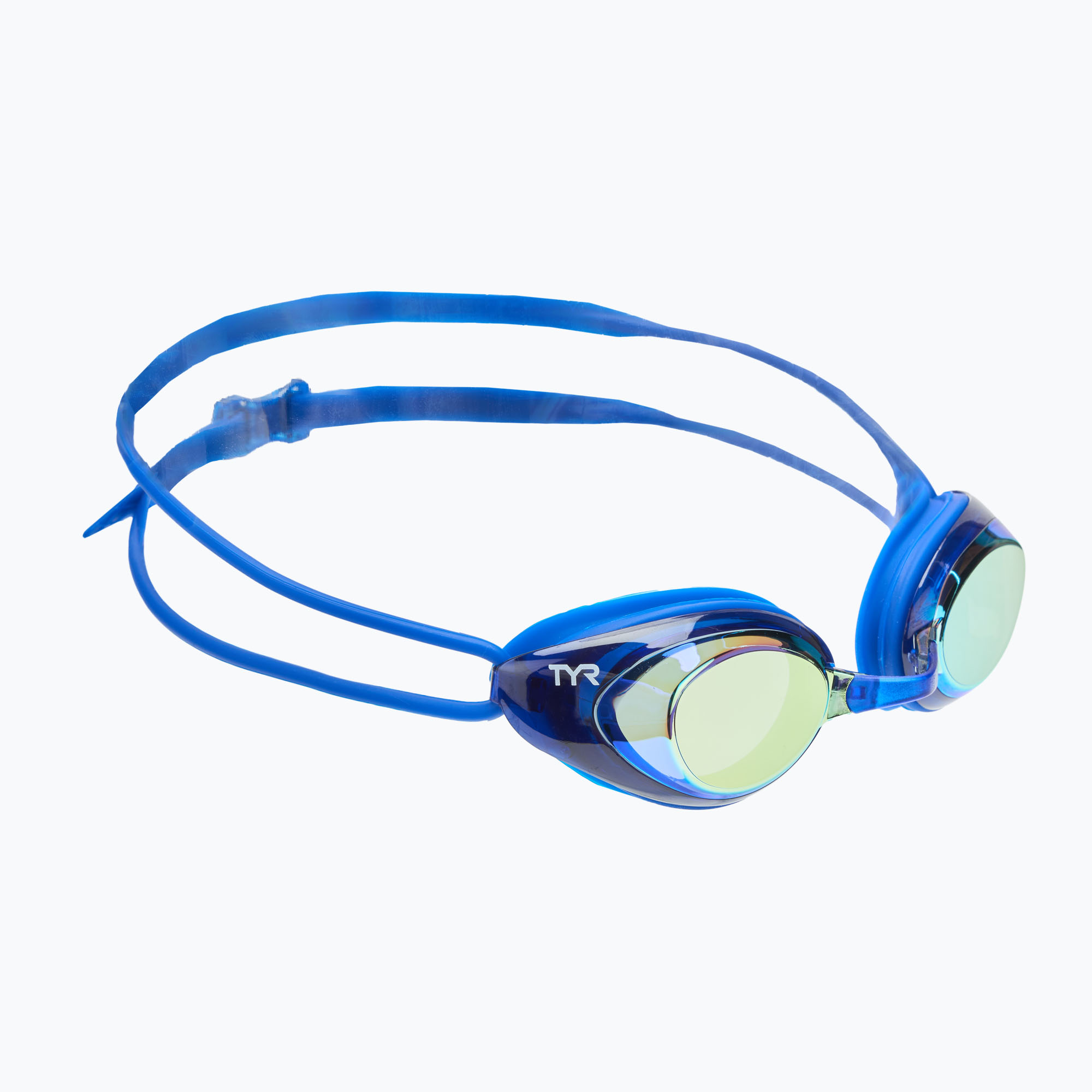 Okulary do pływania TYR Blackhawk Racing Mirrored gold/ royal 