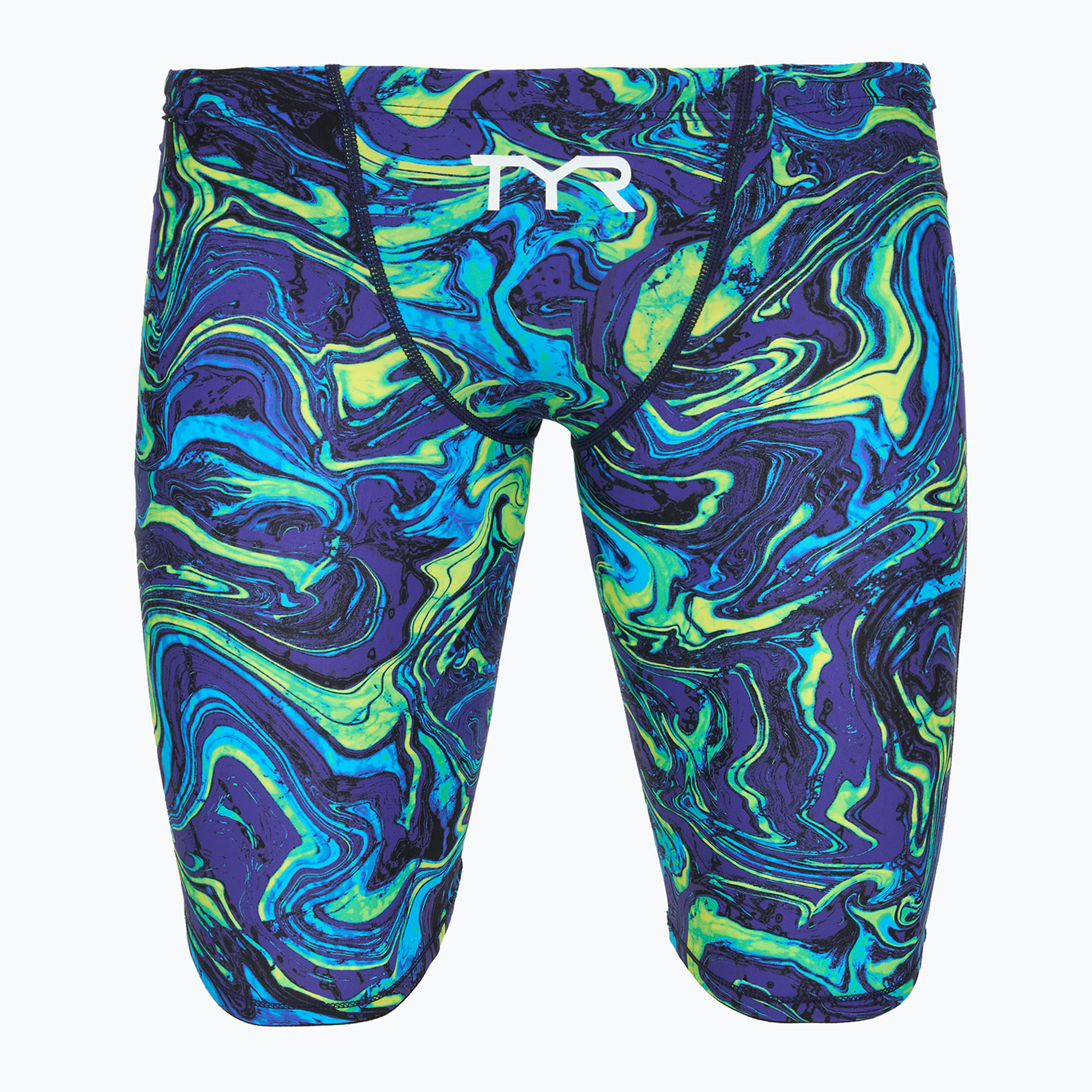 Мъжки шорти за плуване тип клин TYR Thresher Jammer Hyperblitz blue/green
