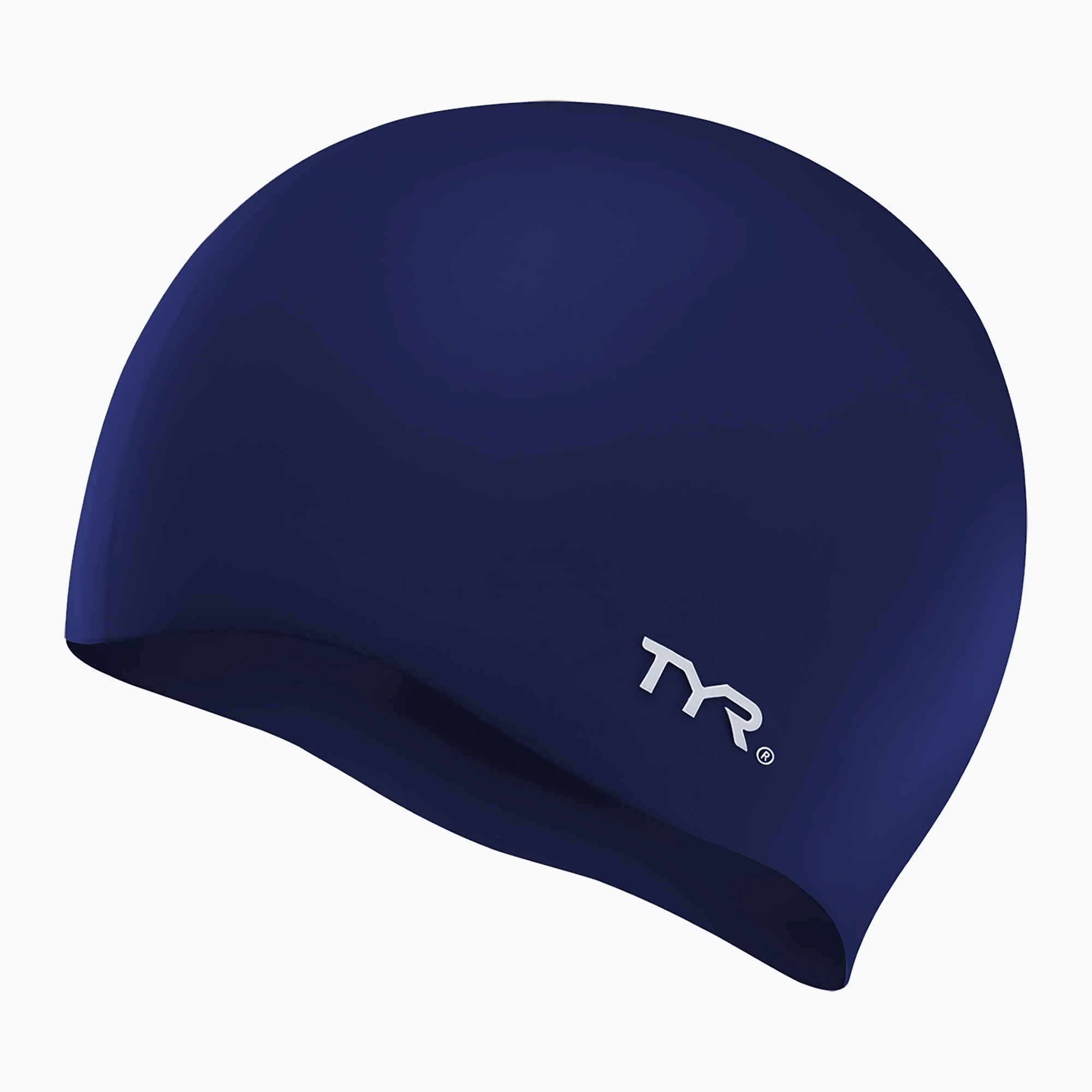 Шапка за плуване TYR Wrinkle Free Silicone navy