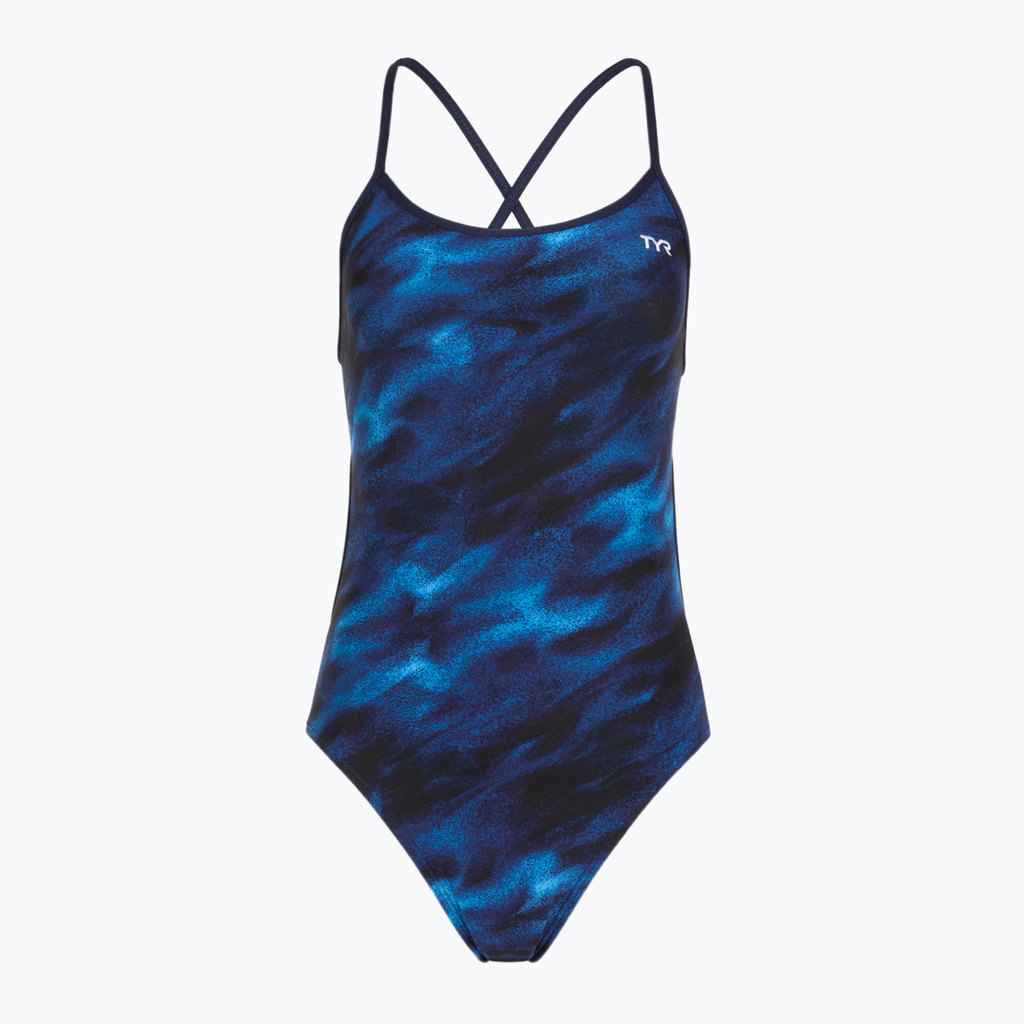 Women's one-piece swimsuit TYR Durafast Elite Soren Trinityfit blue (38)