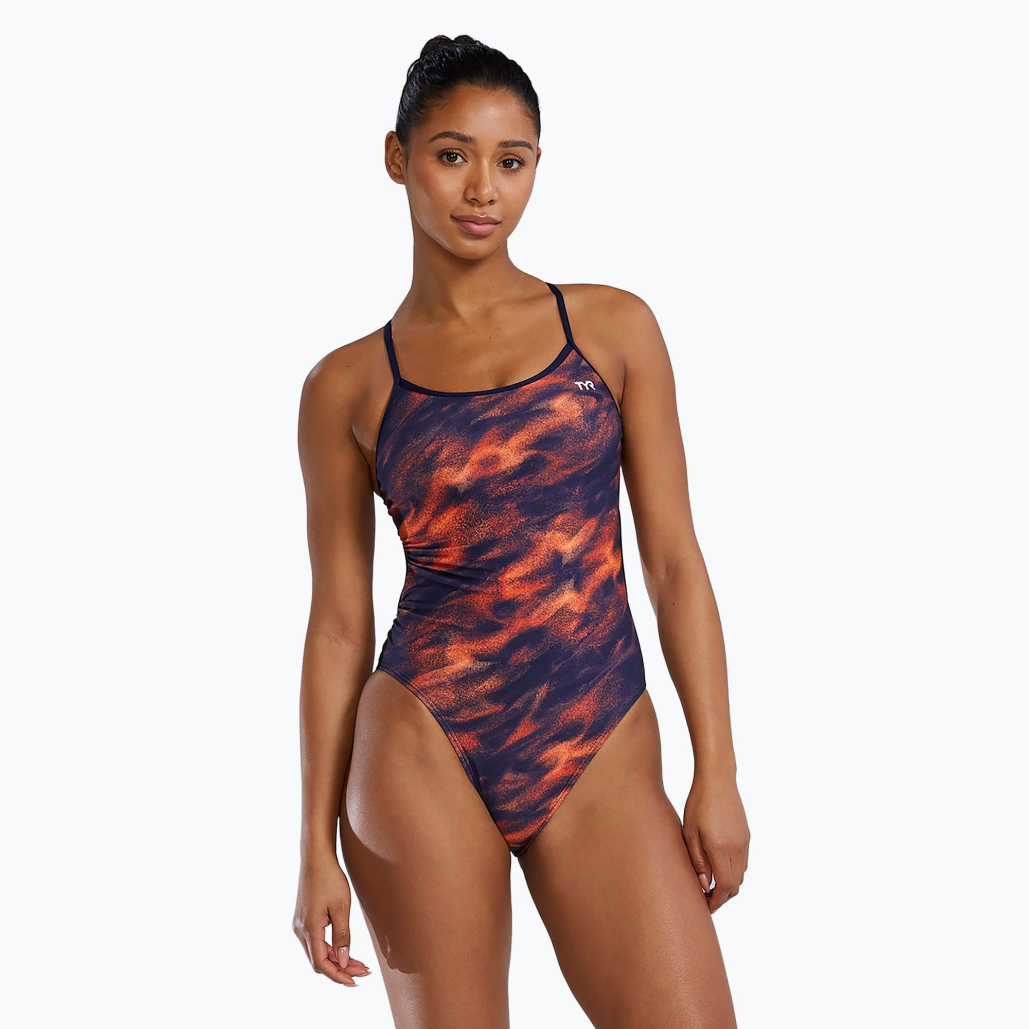 Costume intero donna TYR Durafast Elite Soren Trinityfit arancione (38) (Durafast Elite Soren Trinityfit TTSOR7A_810)