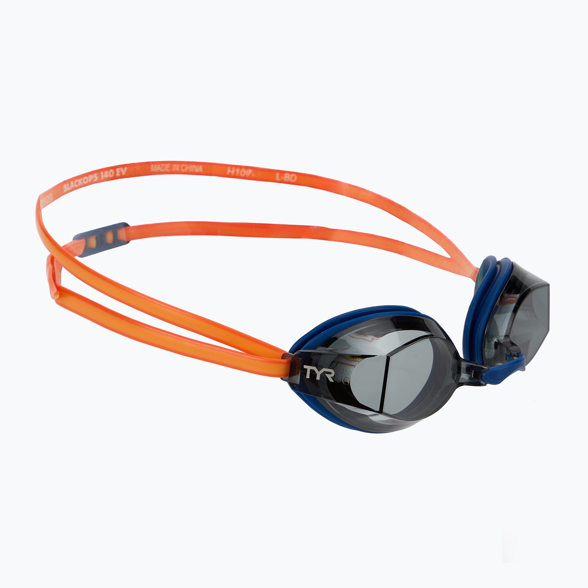 Okulary do pływania TYR Blackops 140 Ev Racing smoke/orange/black 