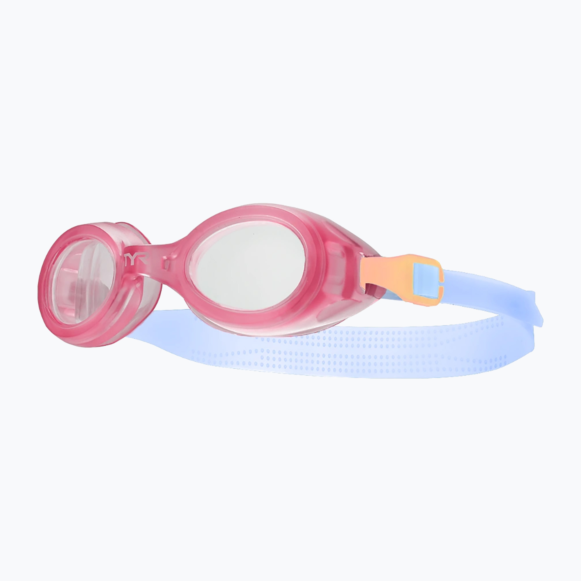 Детски очила за плуване TYR Aqua Blaze clear / pink