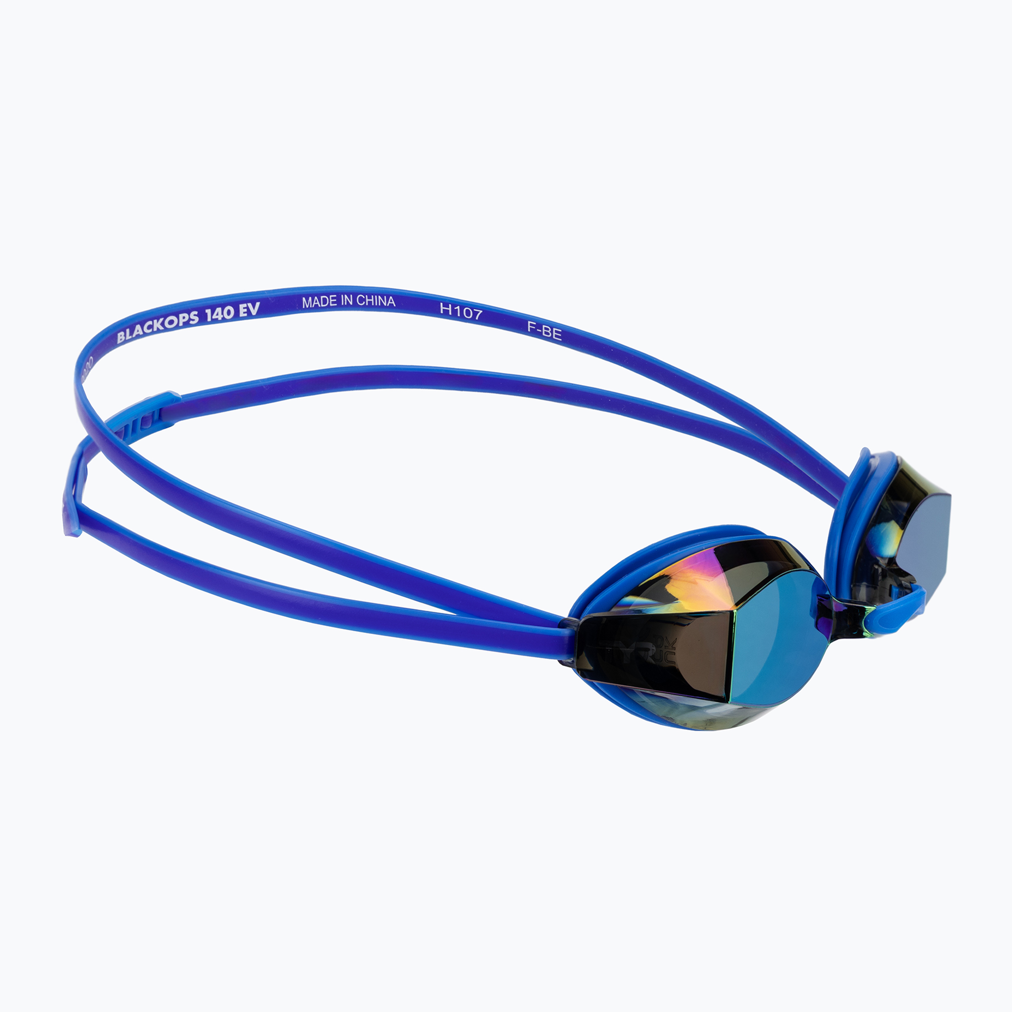 Дамски очила за плуване TYR Blackops 140 Ev Racing Mirrored royal/light blue