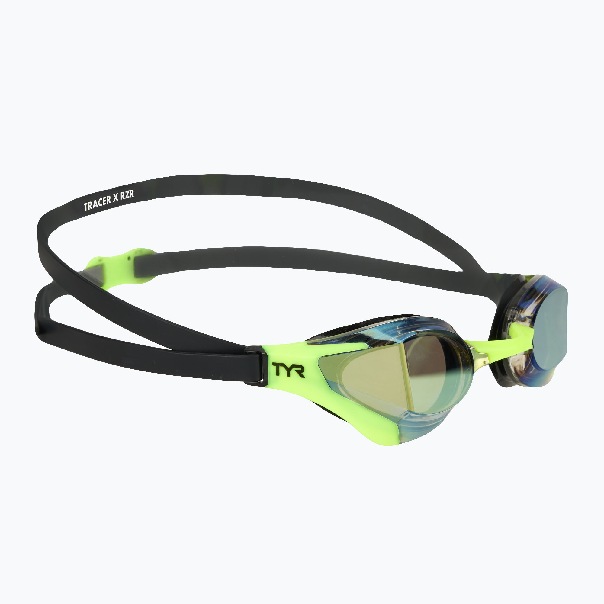 Okulary do pływania TYR Tracer-X RZR Mirrored limelight 
