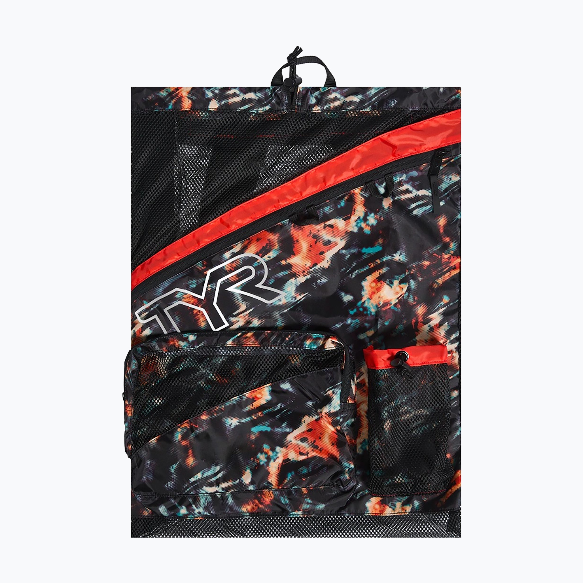 Worek pływacki TYR Elite Team Mesh 40 l orange/aqua/black