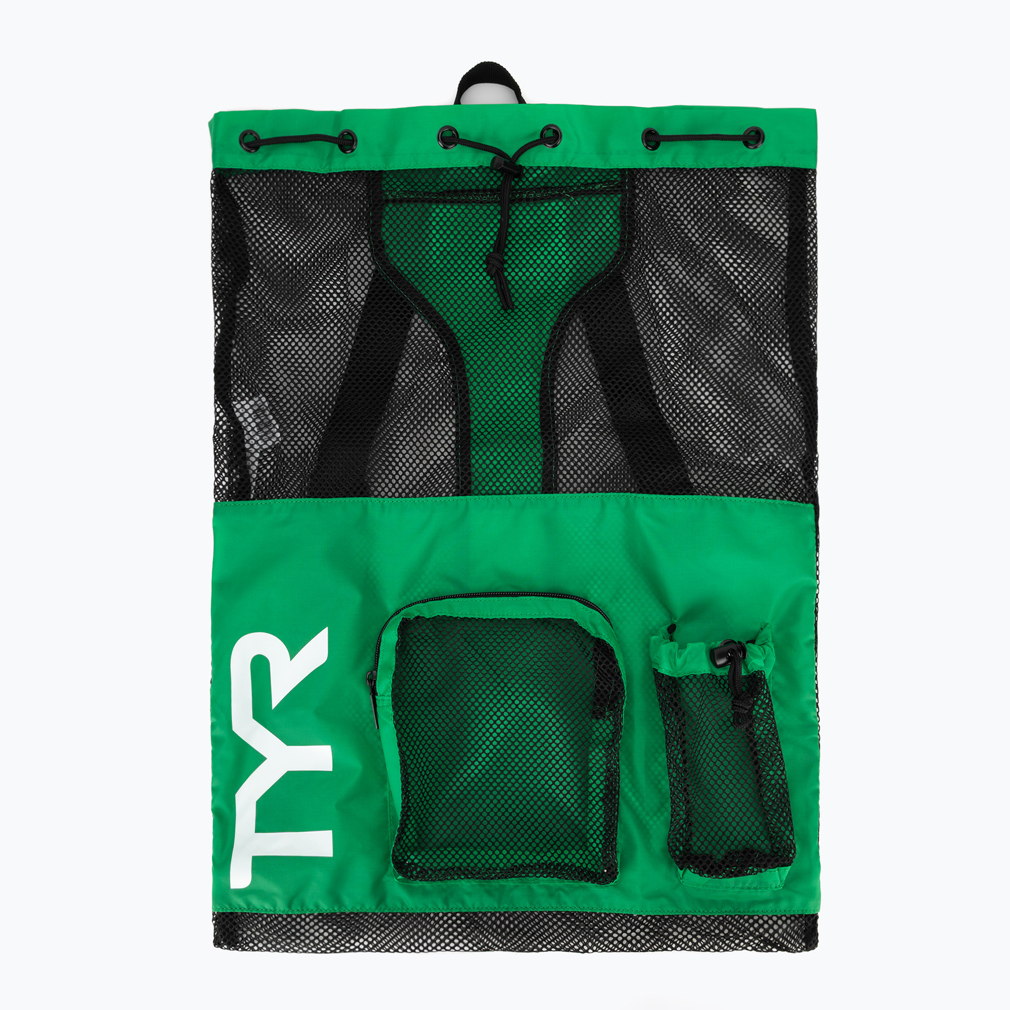 Торба за плуване TYR Big Mesh Mummy Bag 40 l kelly green