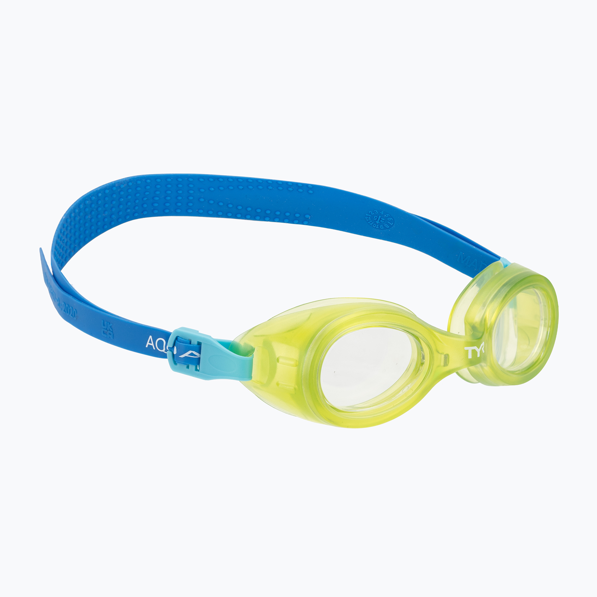 Детски очила за плуване TYR Aqua Blaze royal/lime