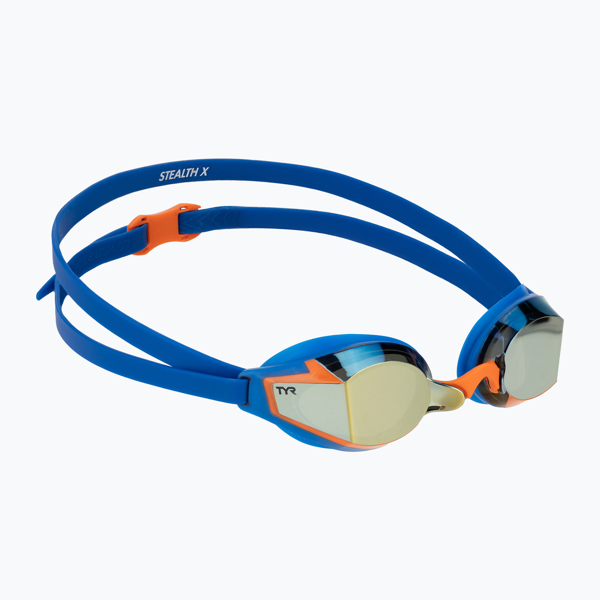 Очила за плуване TYR Stealth-X Performance Mirrored navy/gold