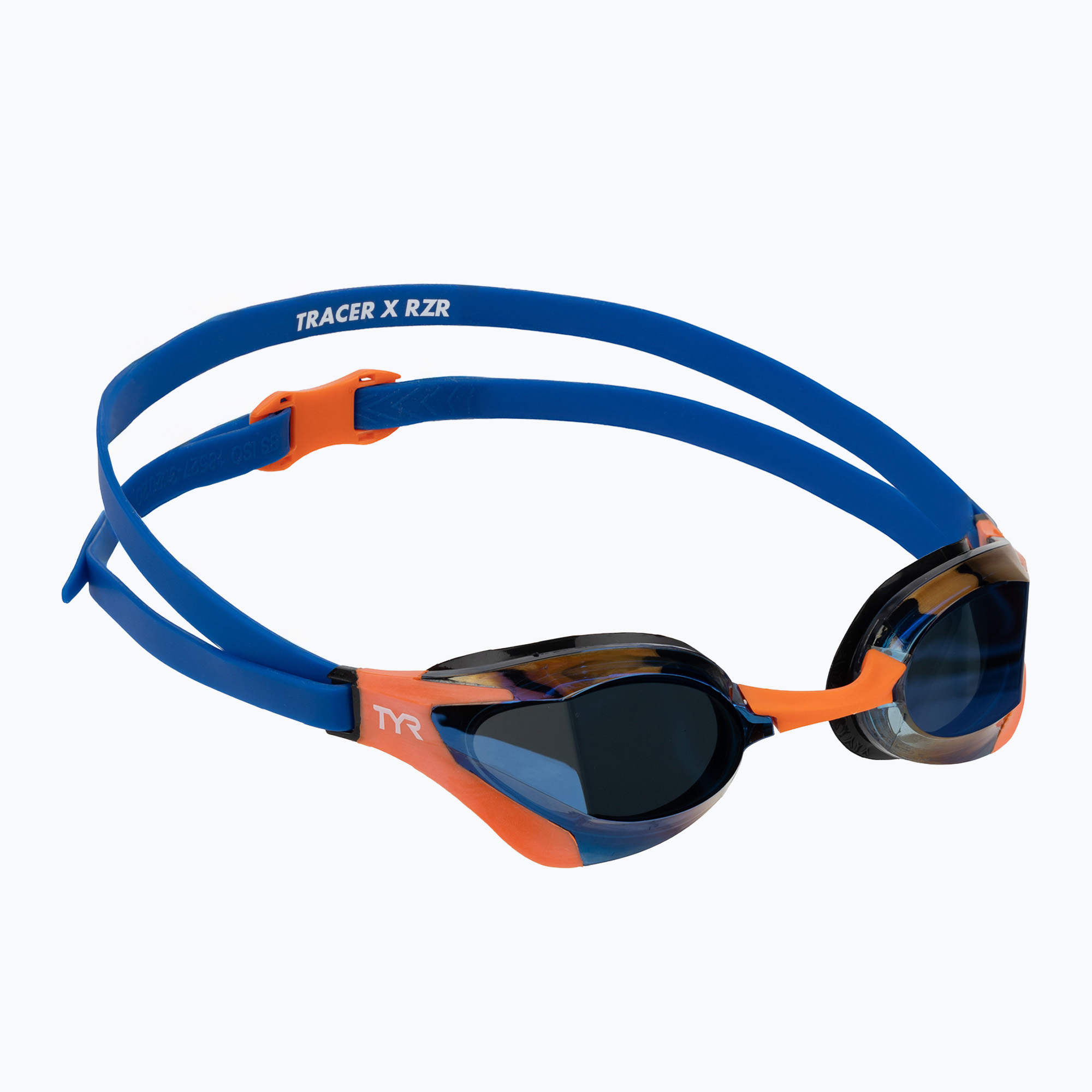 Очила за плуване TYR Tracer-X RZR Mirrored blue/orange