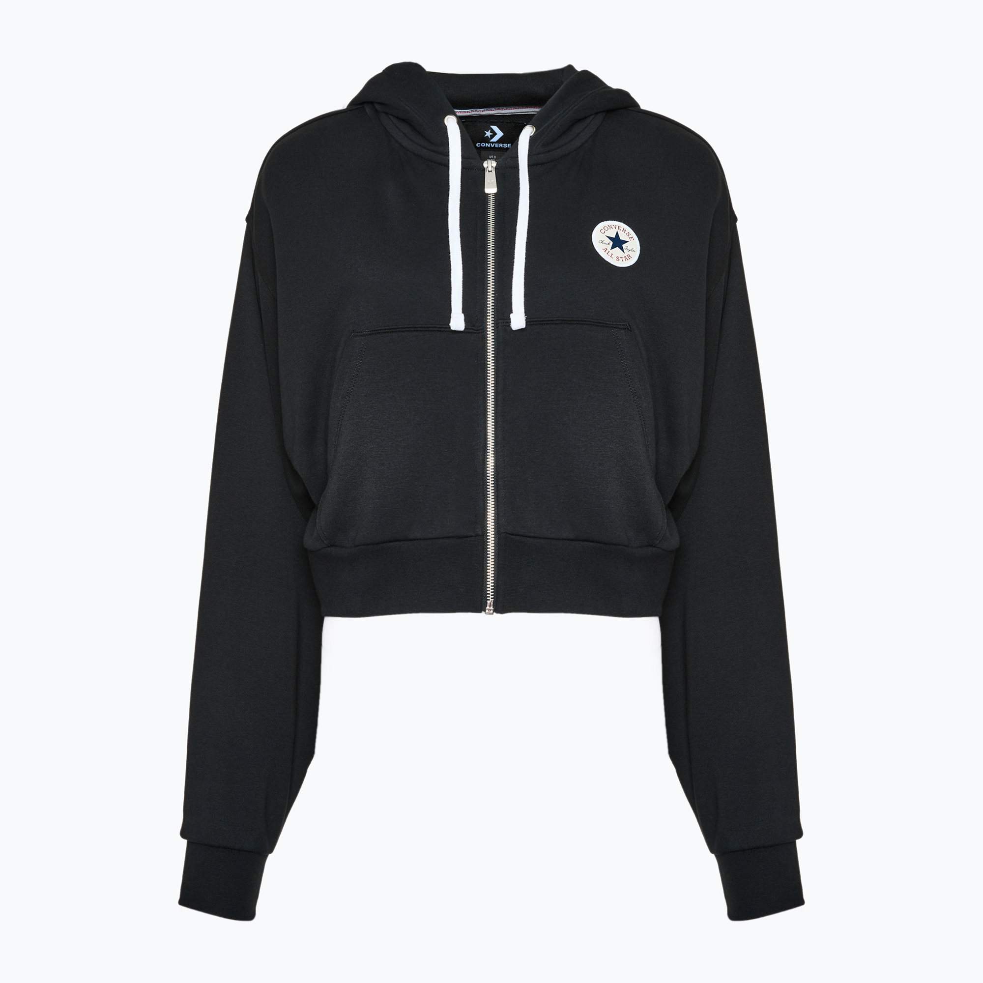 Women's Converse Retro Full-Zip Hoodie converse black (L)