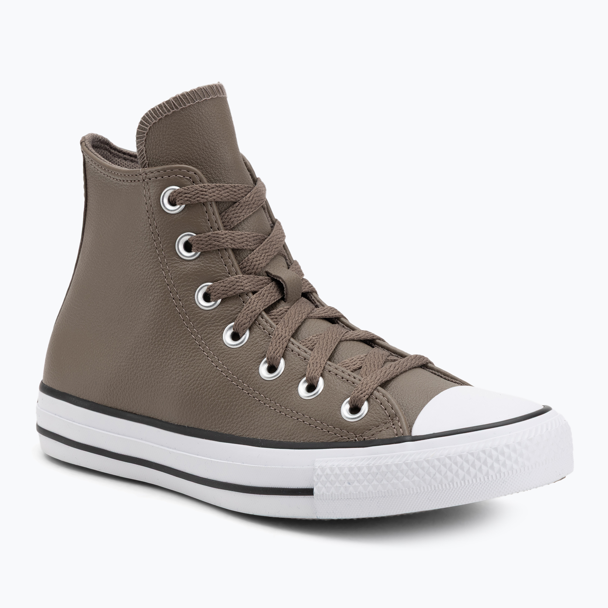 Trampki Converse Chuck Taylor All Star Faux Leather Hi classic taupe/dark matter 