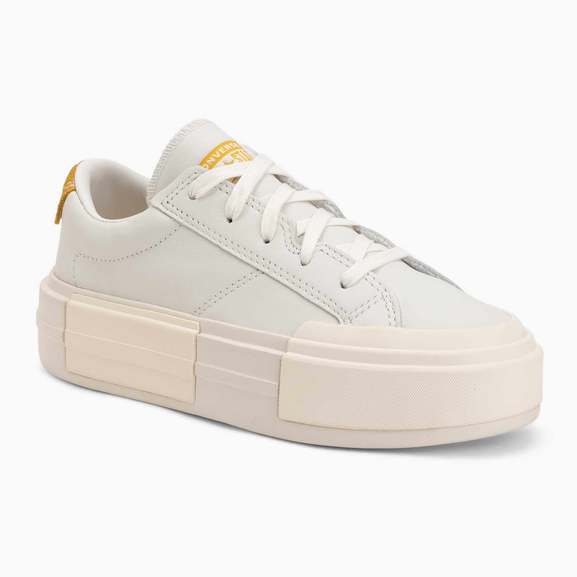 Trampki damskie Converse Chuck Taylor All Star Cruise Leather vintage white/yellow 