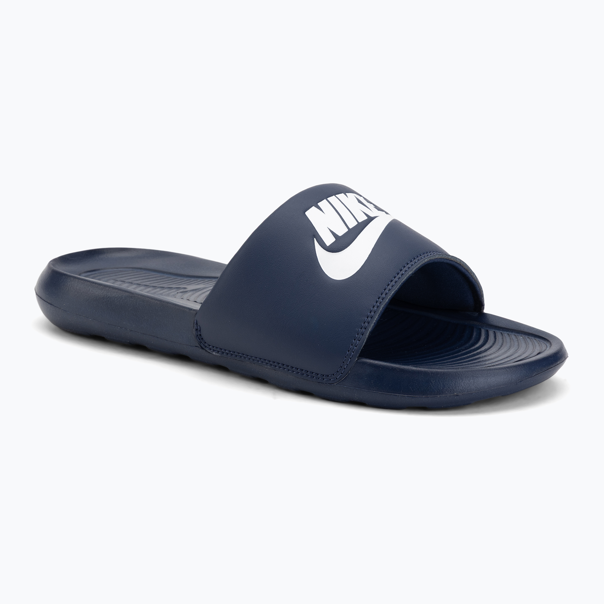 Klapki męskie Nike Victori One Slide midnight navy/midnight navy/white 