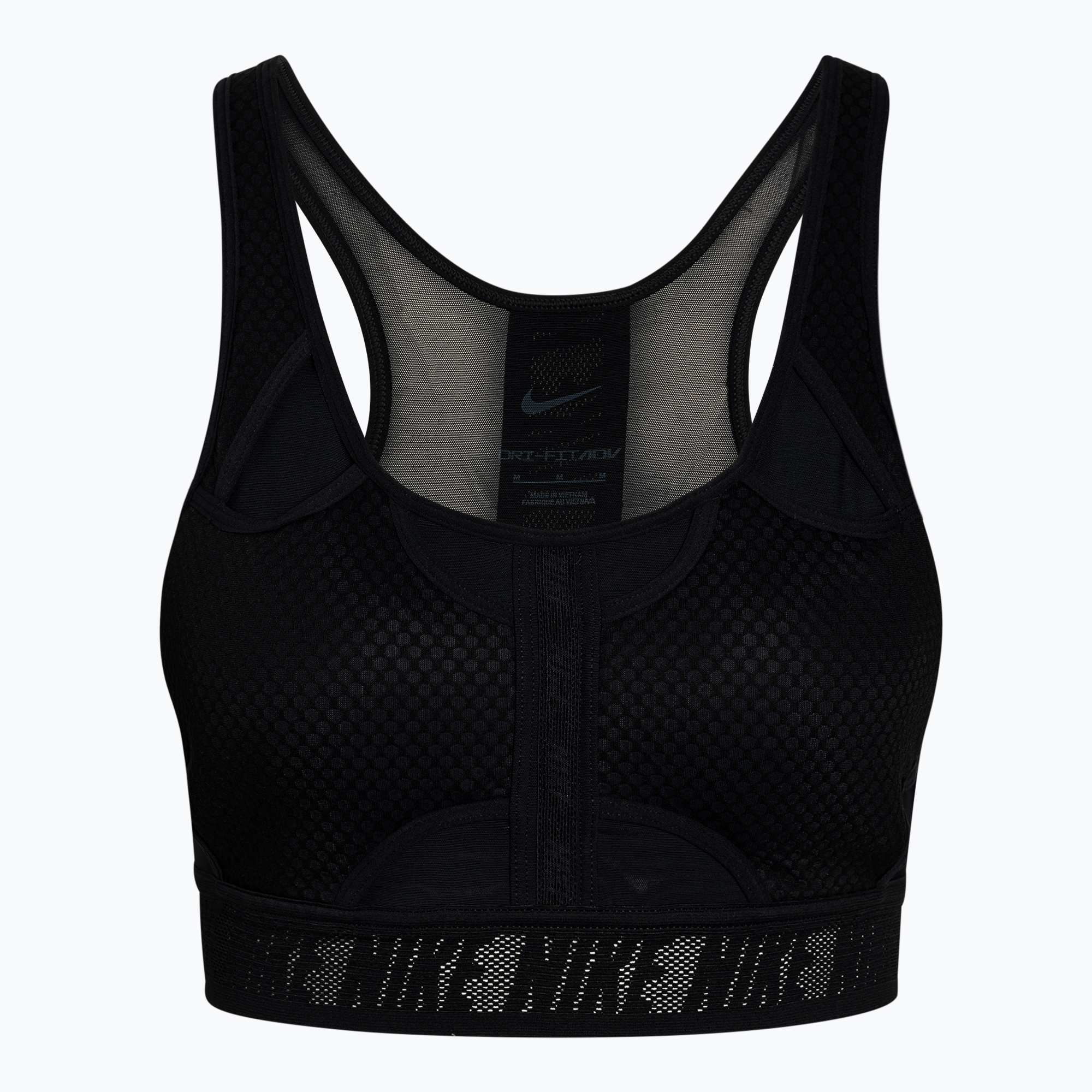 Biustonosz treningowy Nike Swoosh UltraBreathe black/dk smoke gray 