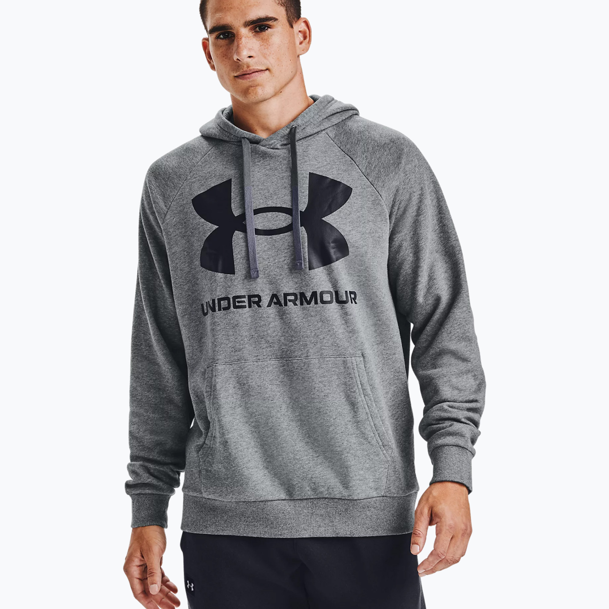 Under Armour pánska tréningová mikina Rival Fleece Big Logo HD dark grey 1357093-012 (Rival Fleece Big Logo HD 1357093)