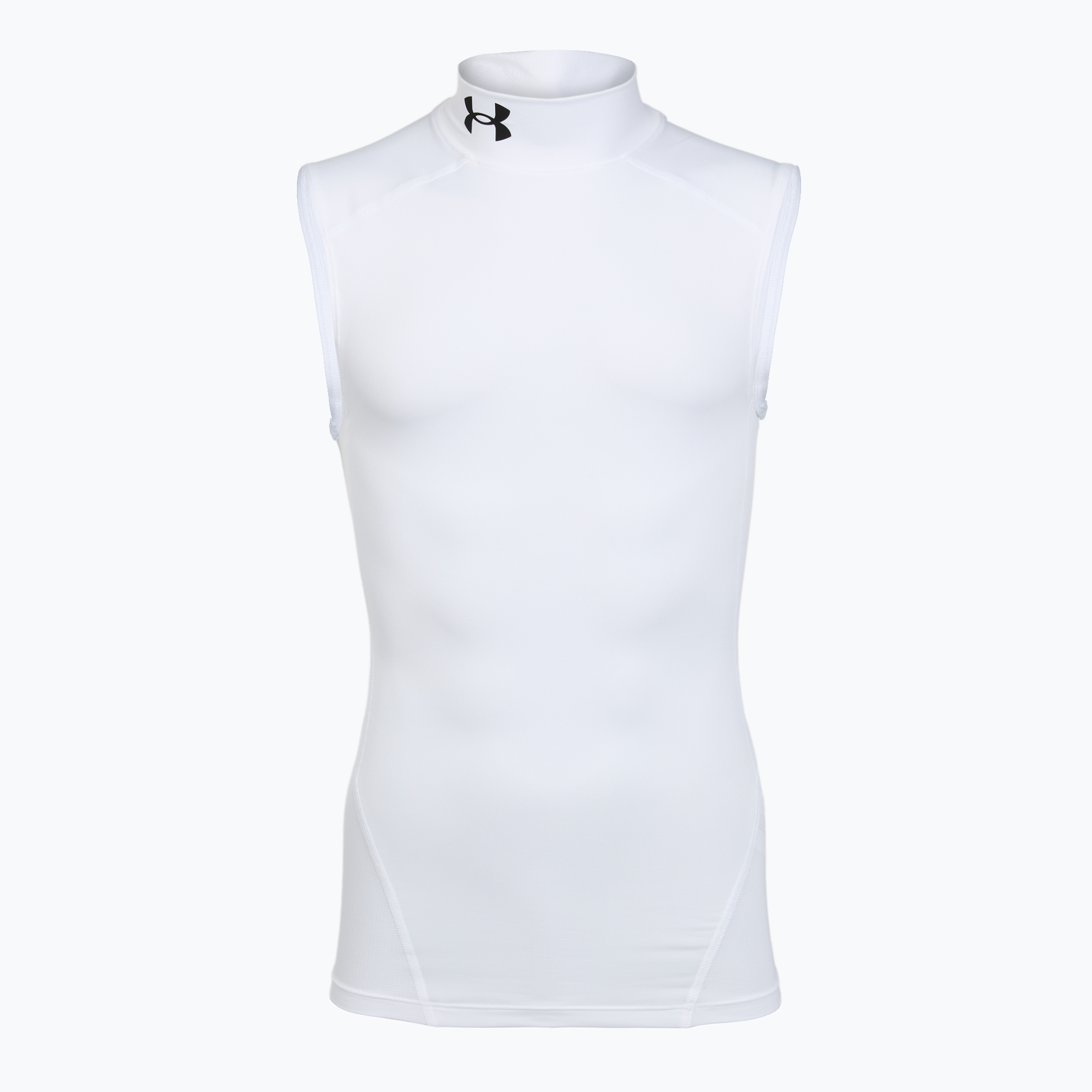 Koszulka treningowa męska Under Armour HG Armour Comp Mock SL castlerock/white | WYSYŁKA W 24H | 30 DNI NA ZWROT