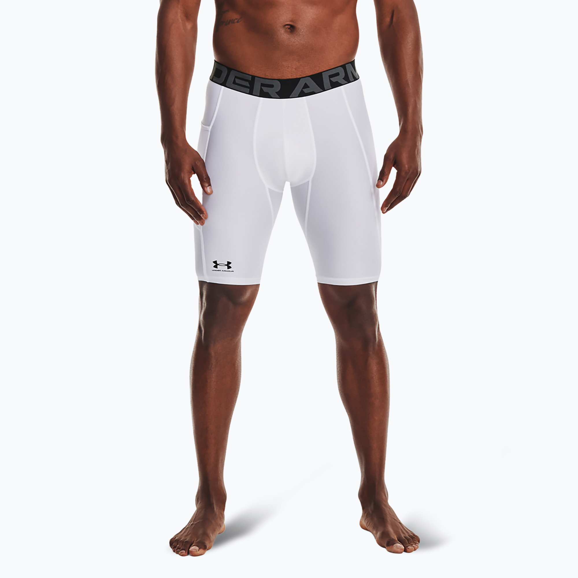 Spodenki męskie Under Armour HG Armour Long Shorts white/black 