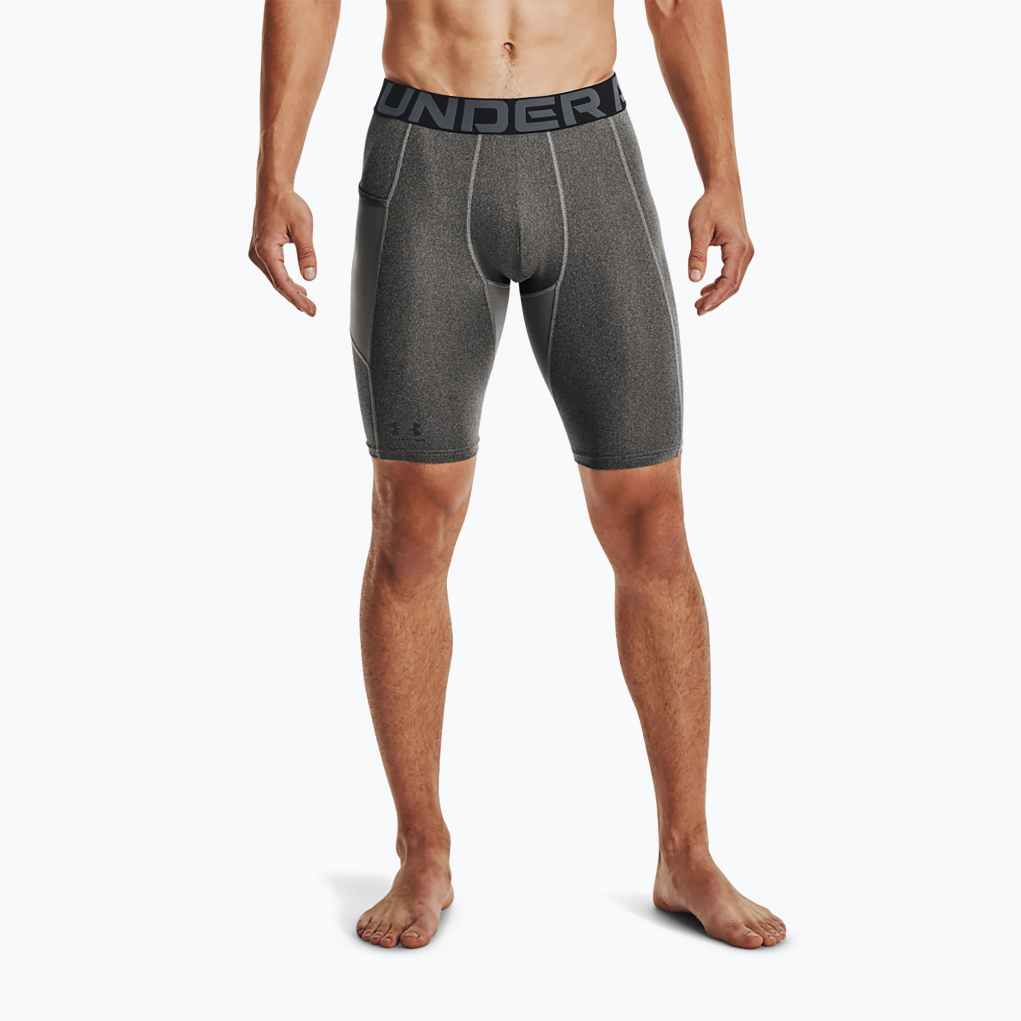 Spodenki męskie Under Armour HG Armour Long Shorts carbon heather/black 