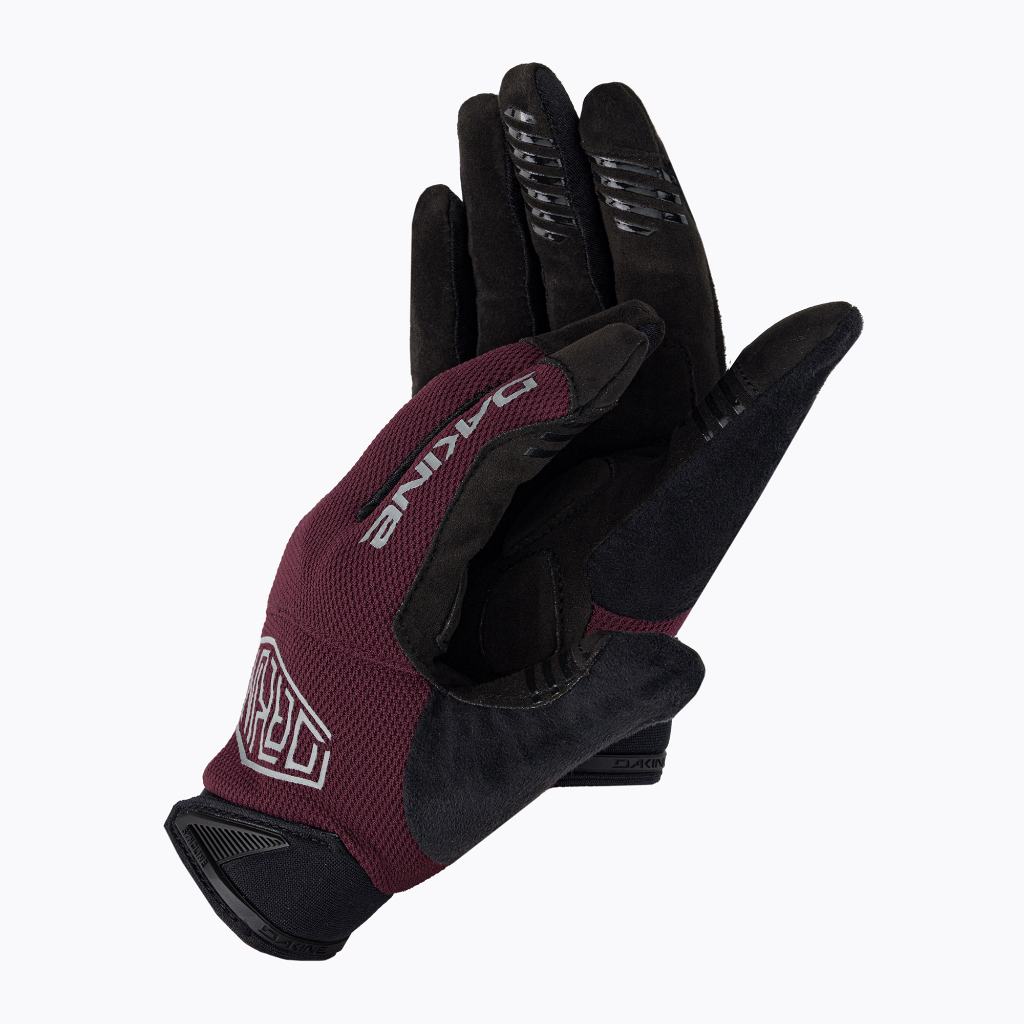 Dámske cyklistické rukavice Dakine Syncline Gel burgundy-black D10003741 (Syncline Gel D10003741)