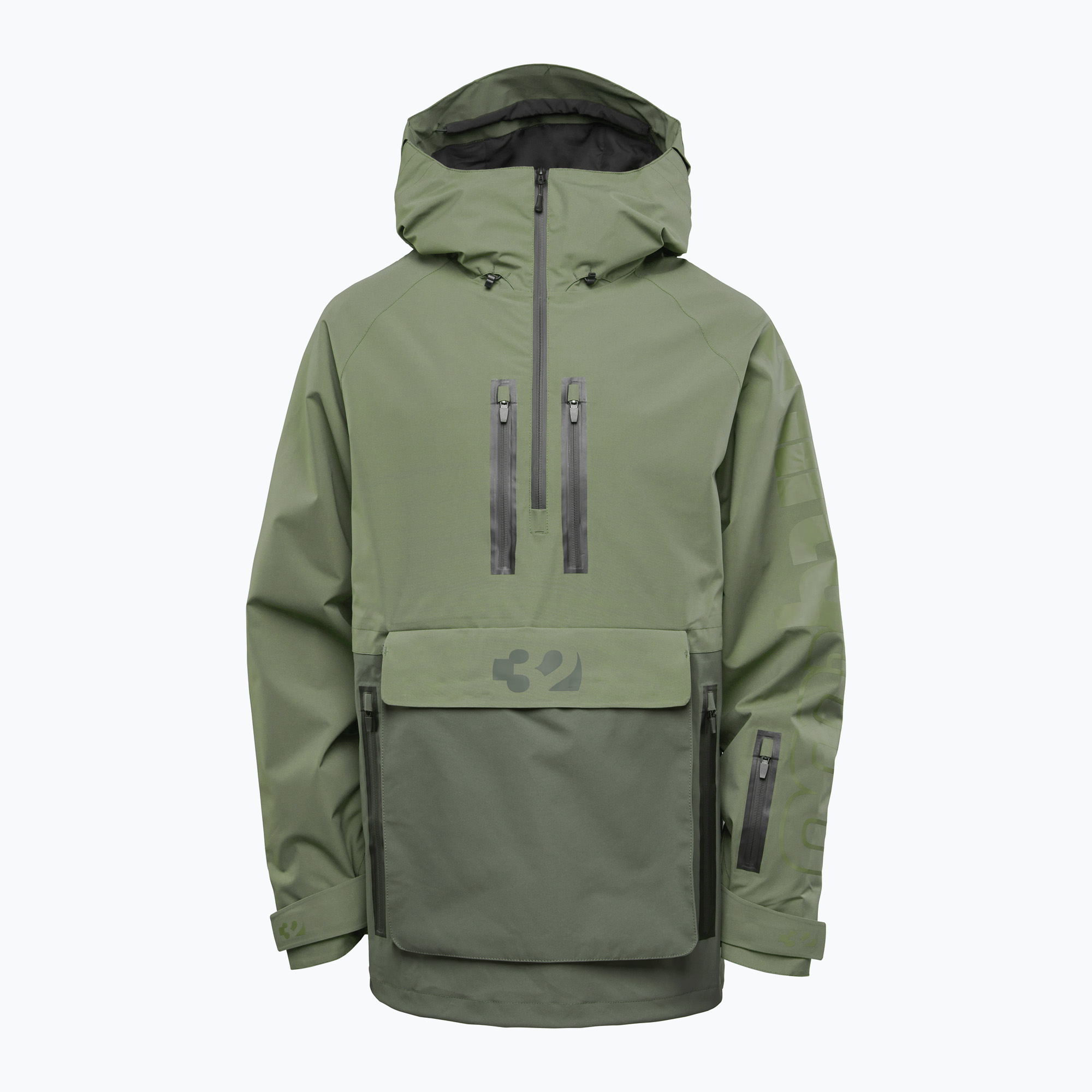 Férfi snowboard kabát ThirtyTwo Light Anorak military (Light Anorak 8130001194)