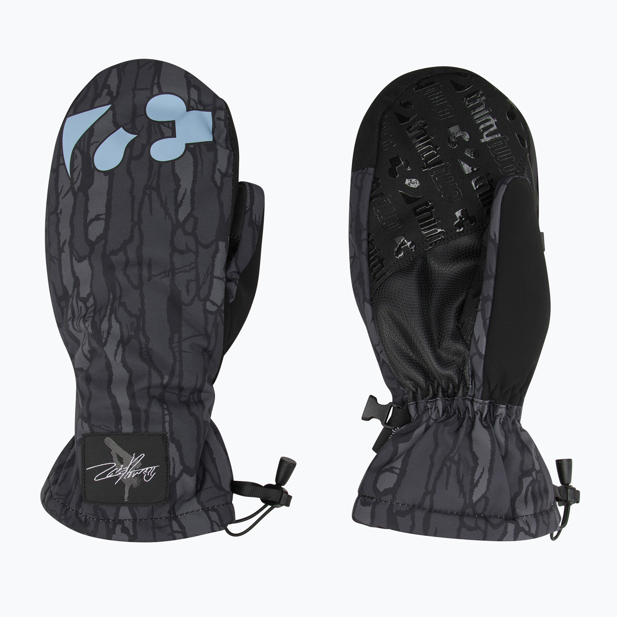 Men's snowboarding gloves ThirtyTwo Corp Mitt XLT black (L-XL)