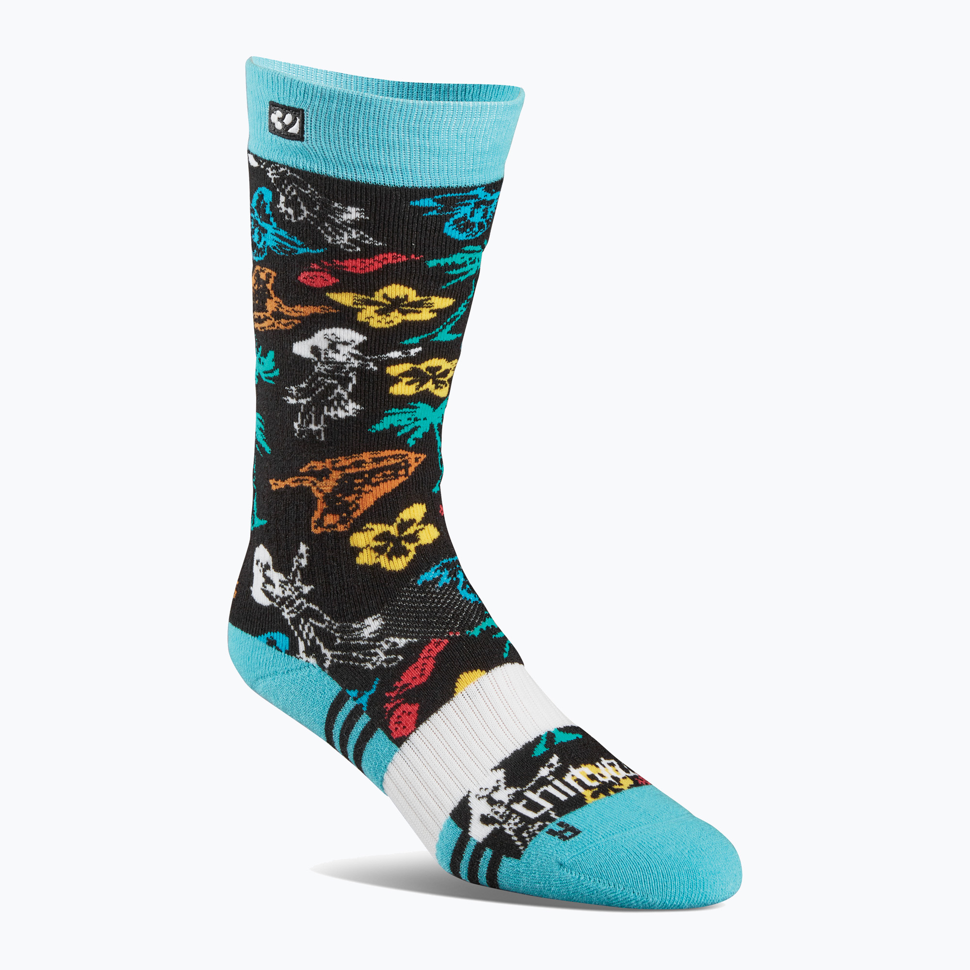 Women's snowboard socks ThirtyTwo Merino aqua