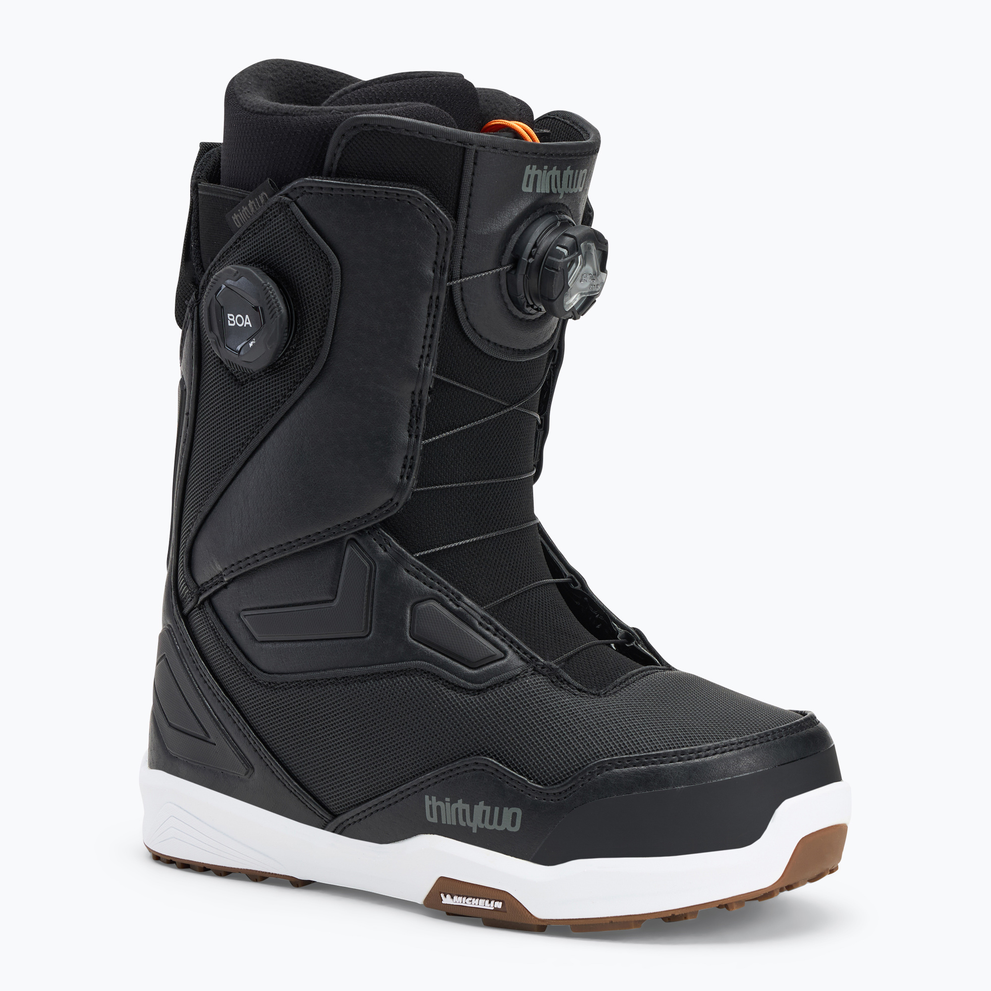 Men's snowboard boots ThirtyTwo Tm-2 Double Boa '24 black/white/gum (42 EU)