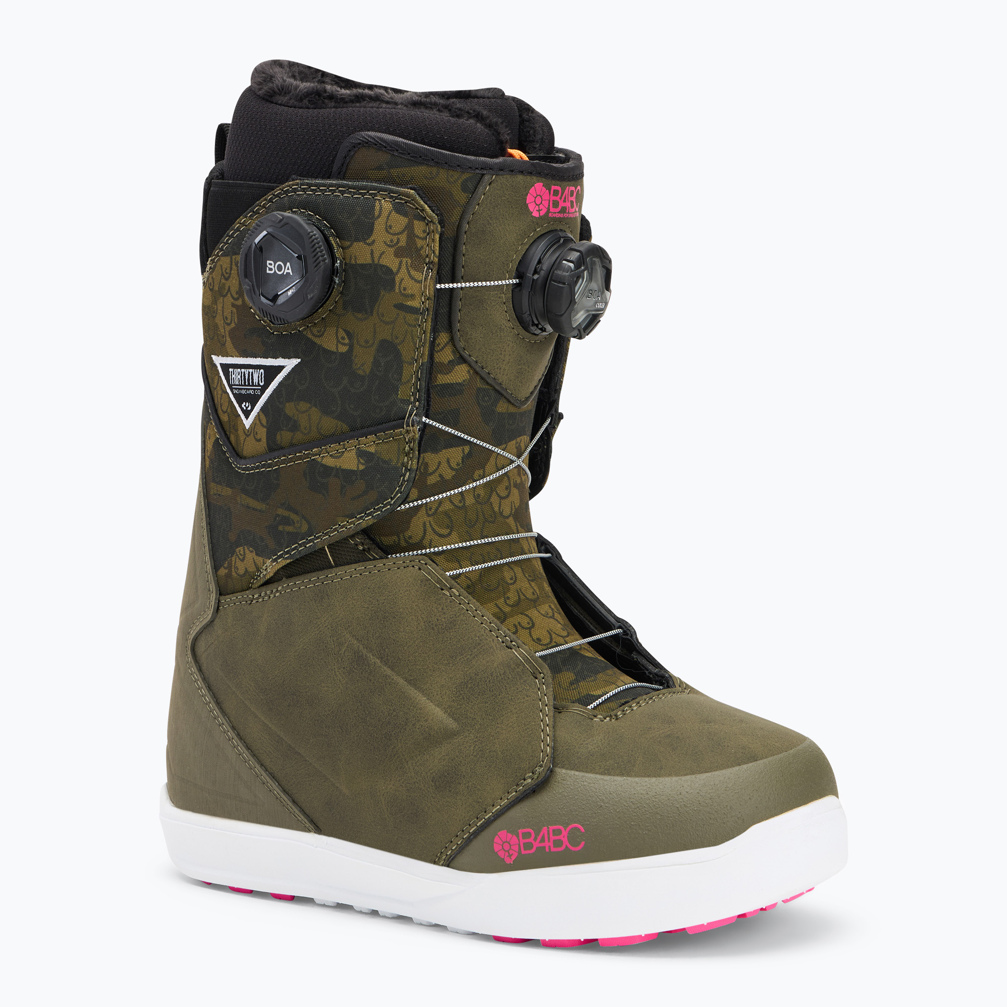 Women's snowboard boots ThirtyTwo Lashed Double Boa B4Bc W'S '24 camo (37 EU)