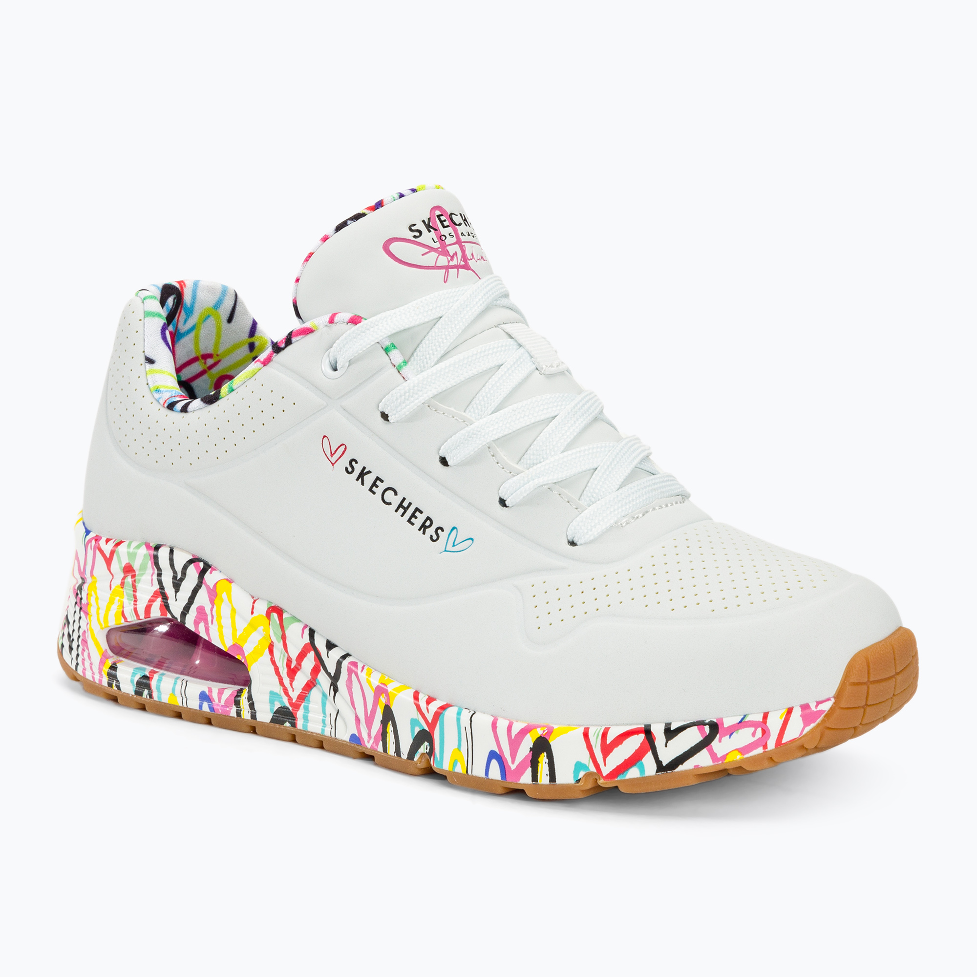 Buty damskie SKECHERS Uno Loving Love white/multi 