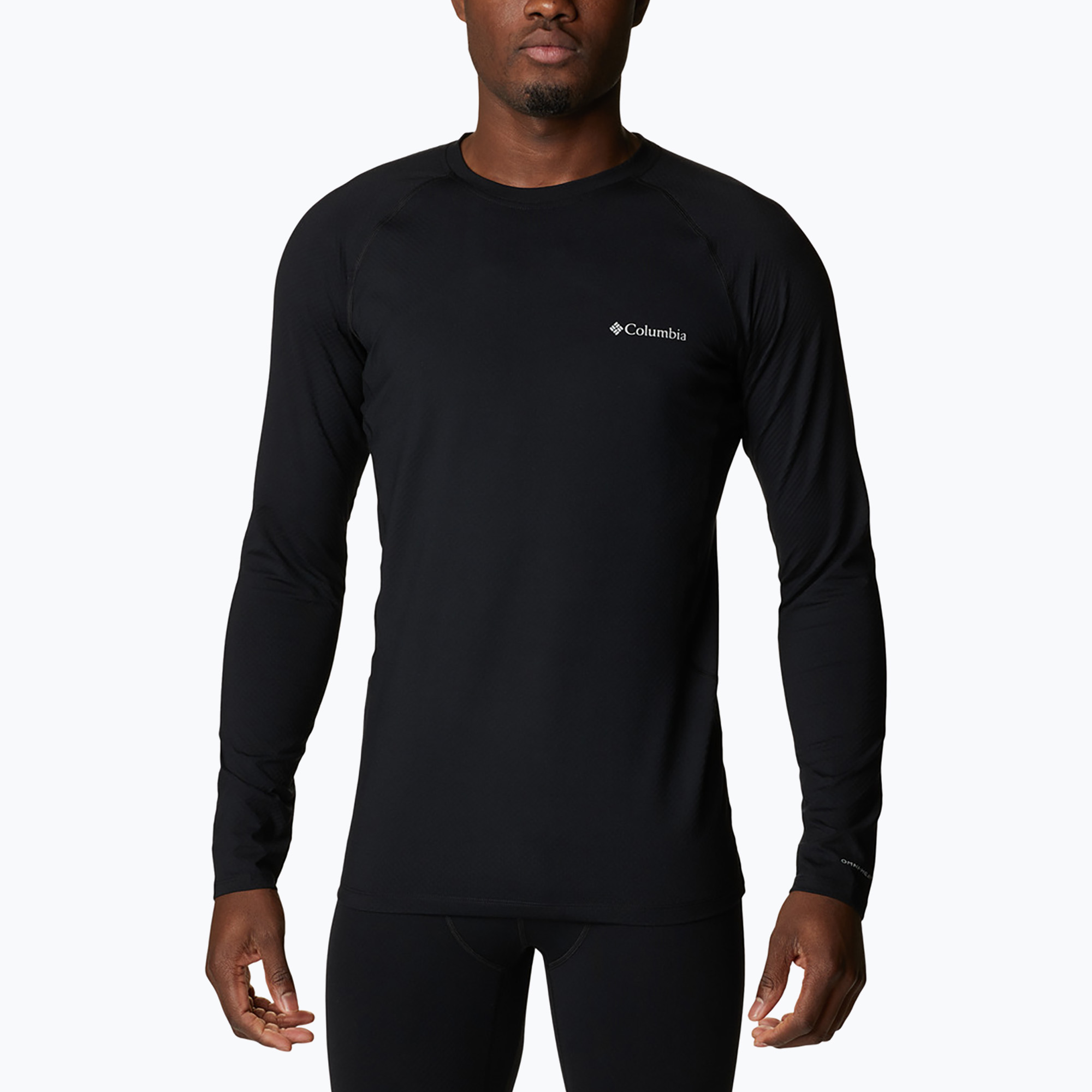 Мъжки термоактивен суитшърт Columbia Omni-Heat Infinity Knit LS Crew black