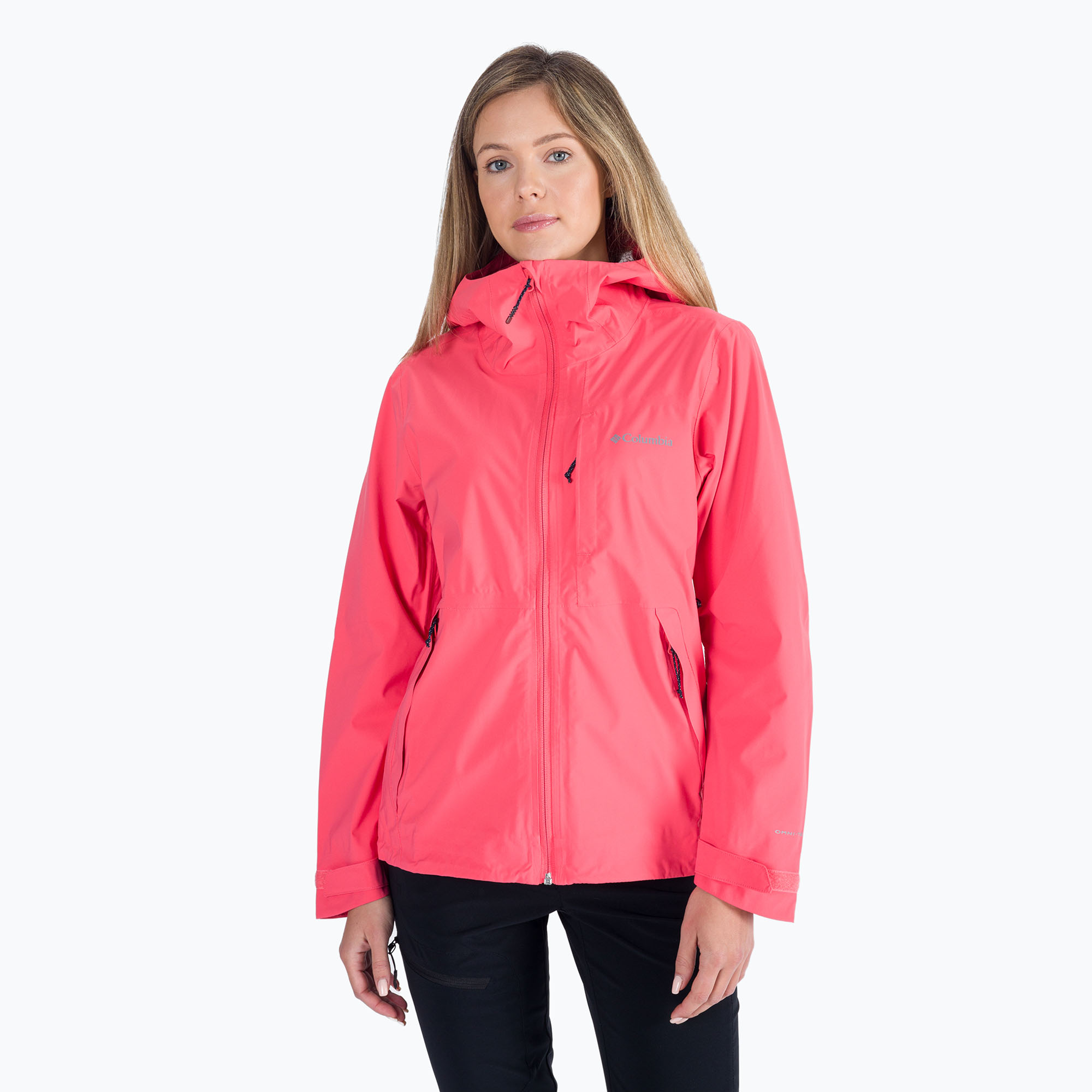 Kurtka przeciwdeszczowa damska Columbia Omni-Tech Ampli-Dry blush pink 